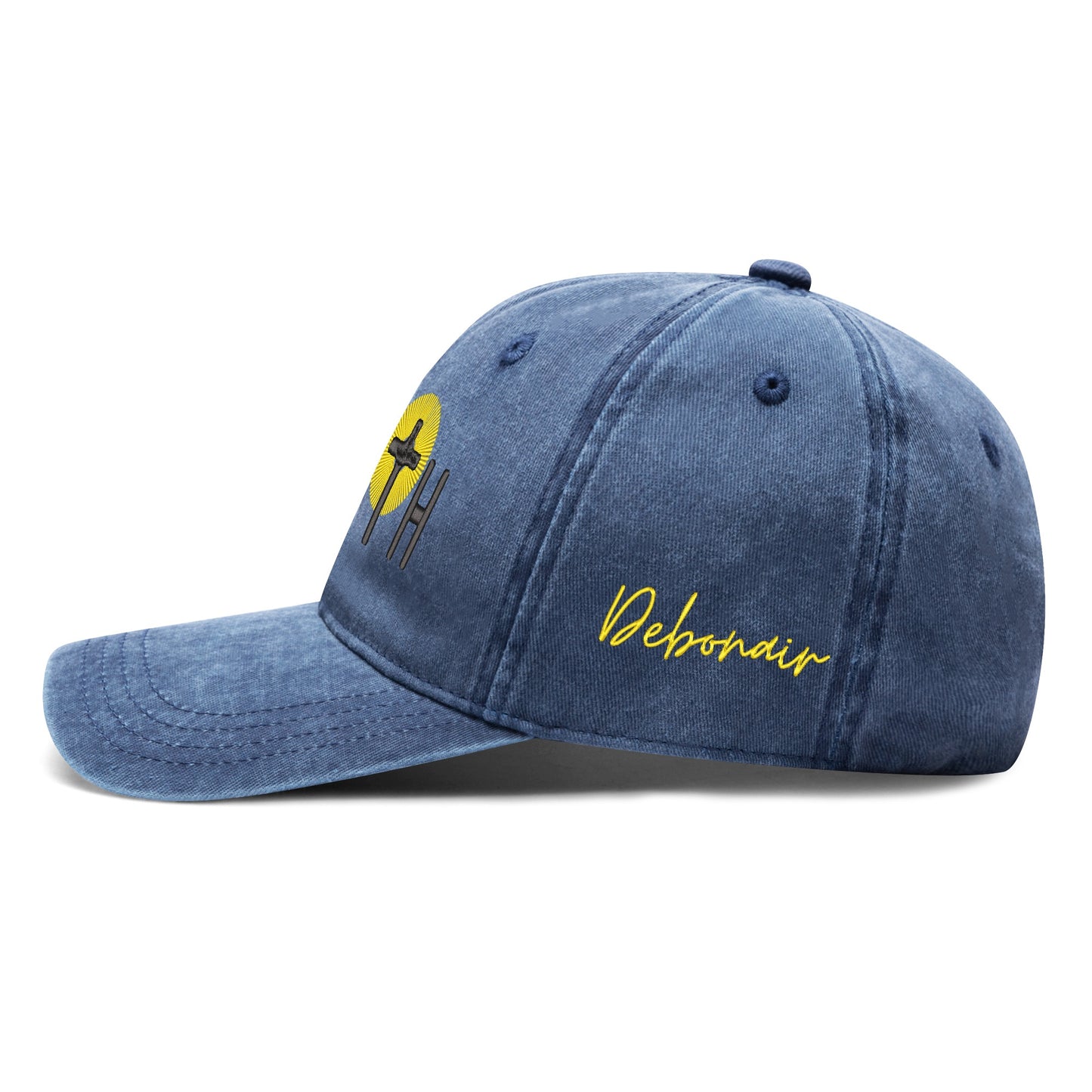 FAITH Embroidered Denim Baseball Cap