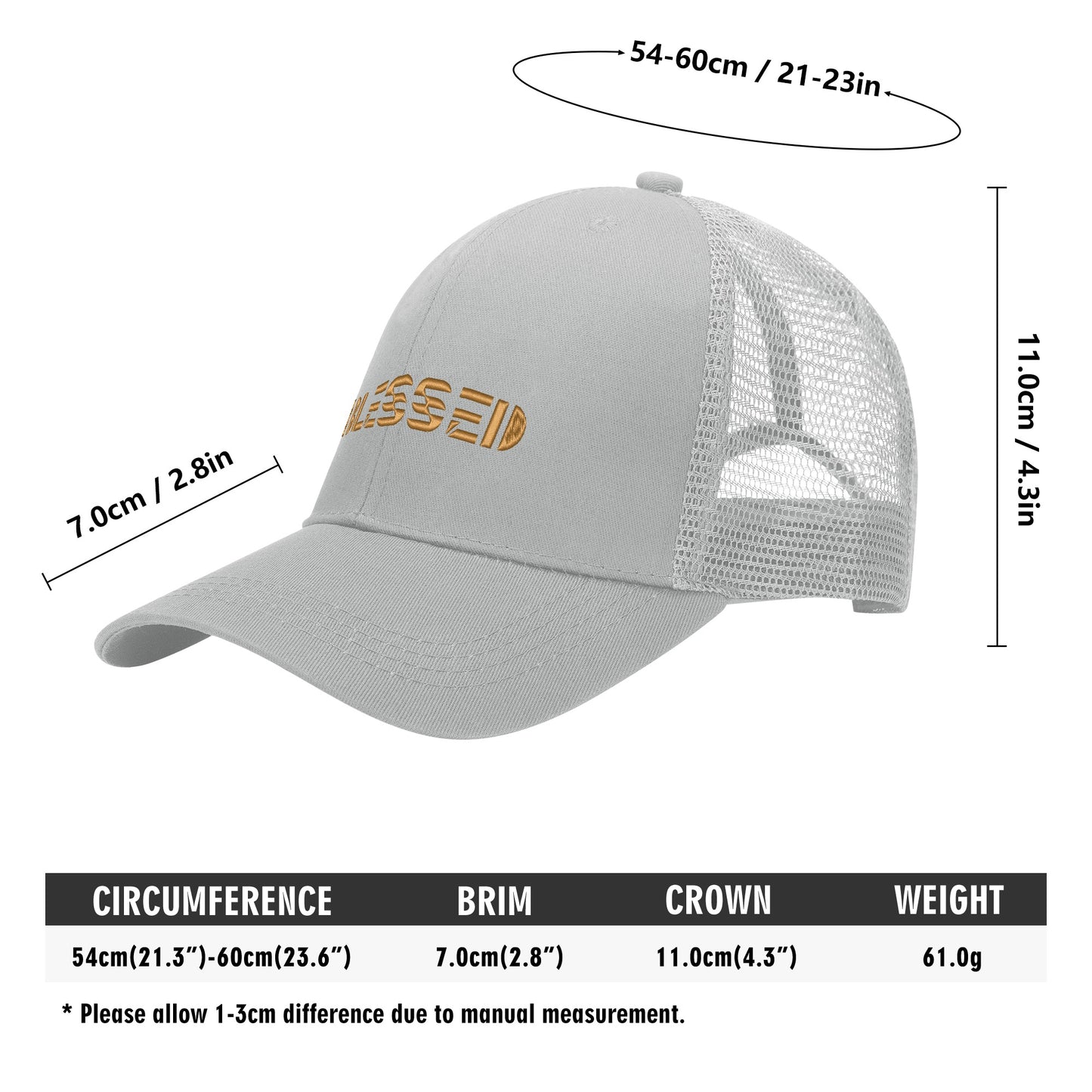 BLESSED Mesh Baseball Cap