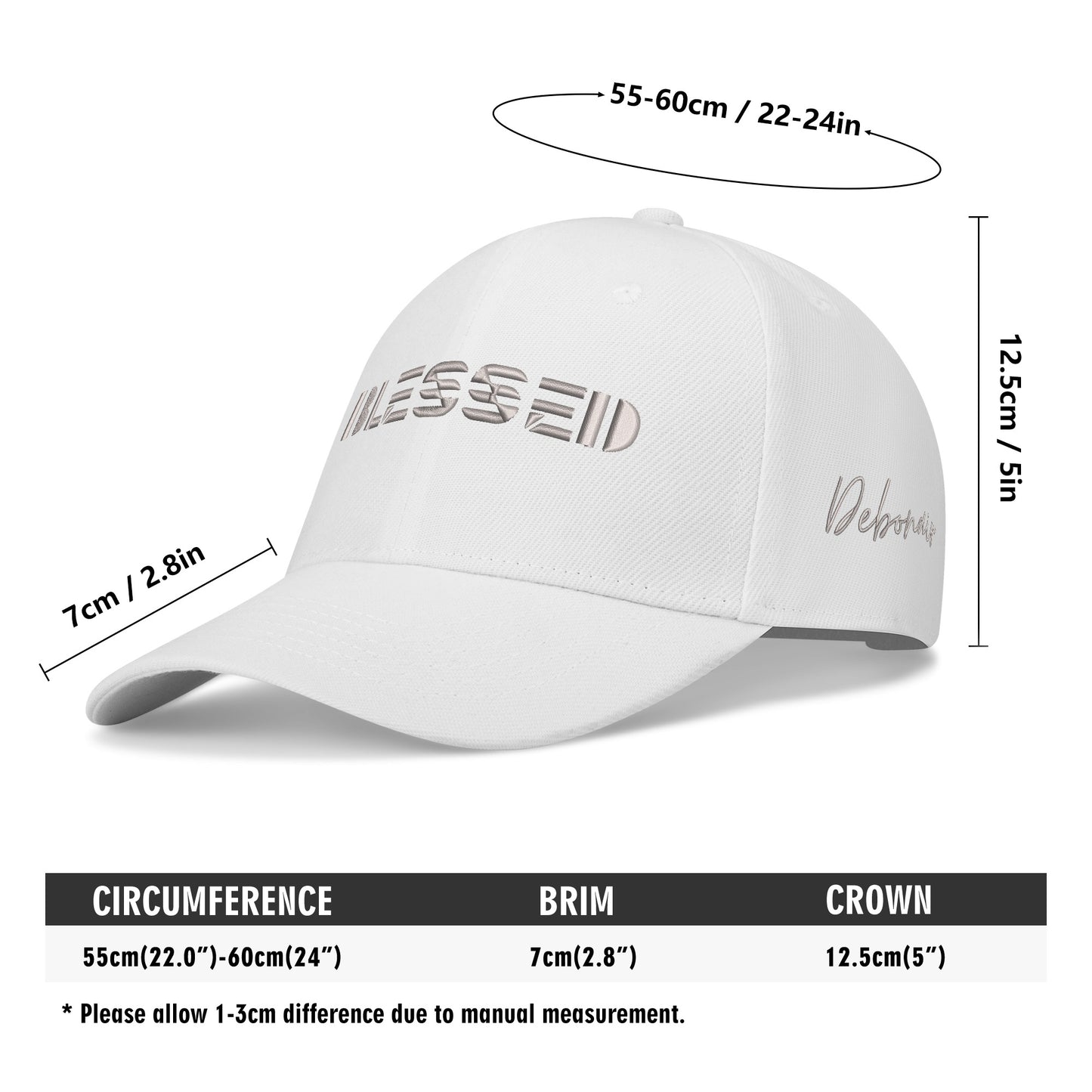 BLESSED Embroidered Baseball Cap