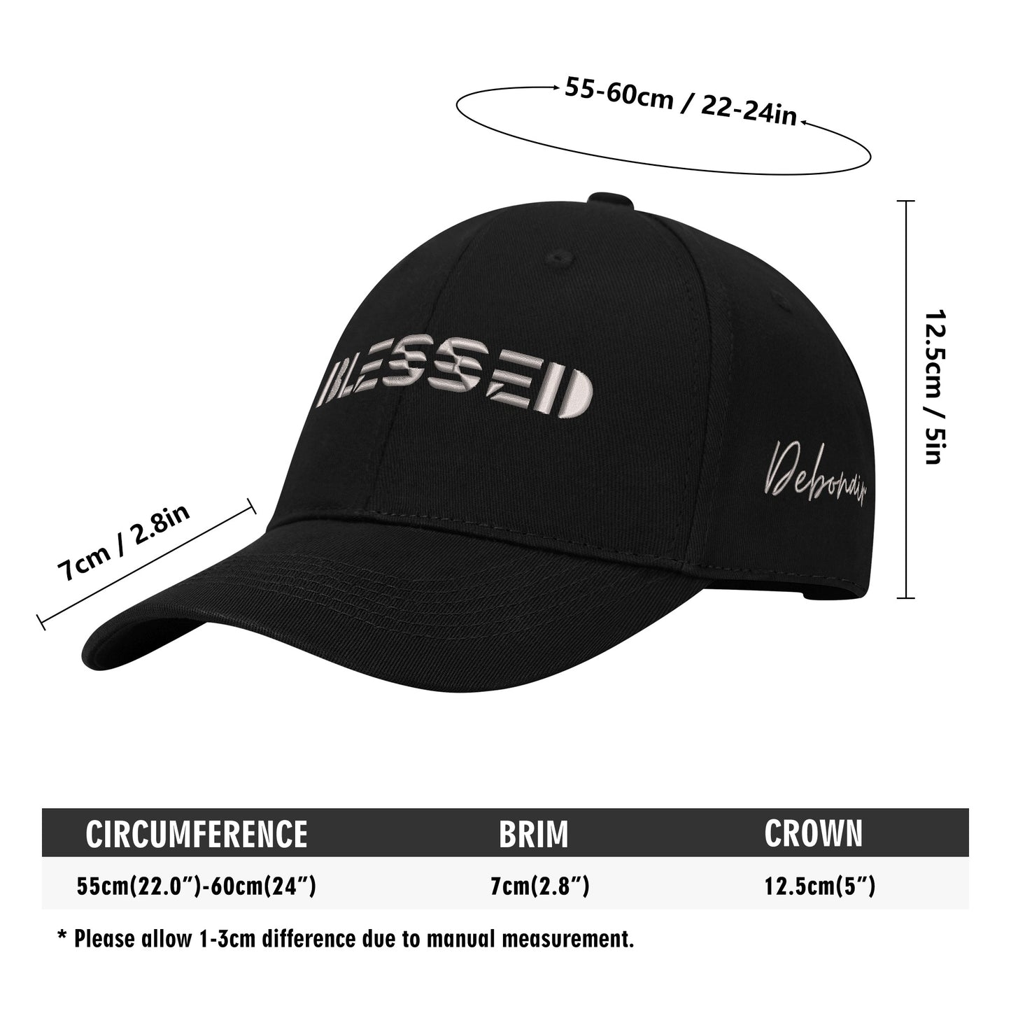 BLESSED Embroidered Baseball Cap