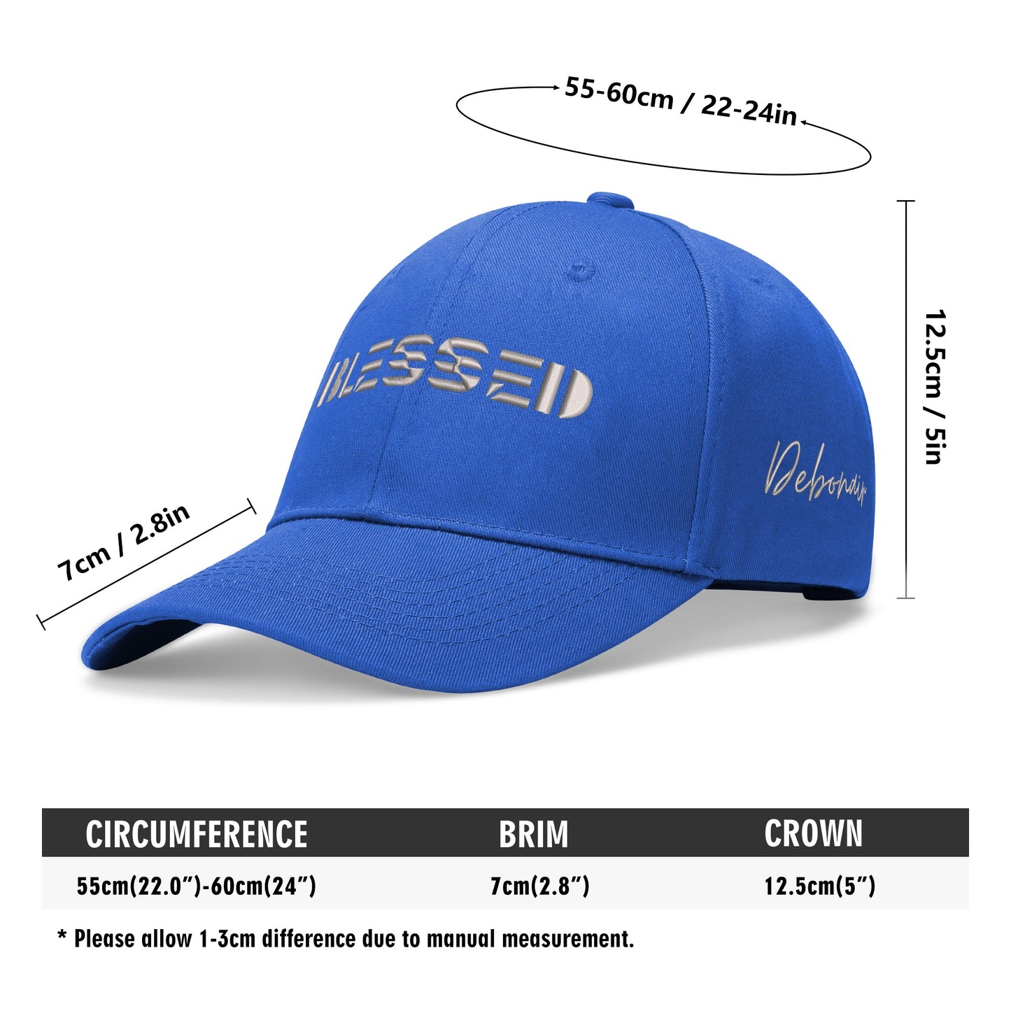 BLESSED Embroidered Baseball Cap