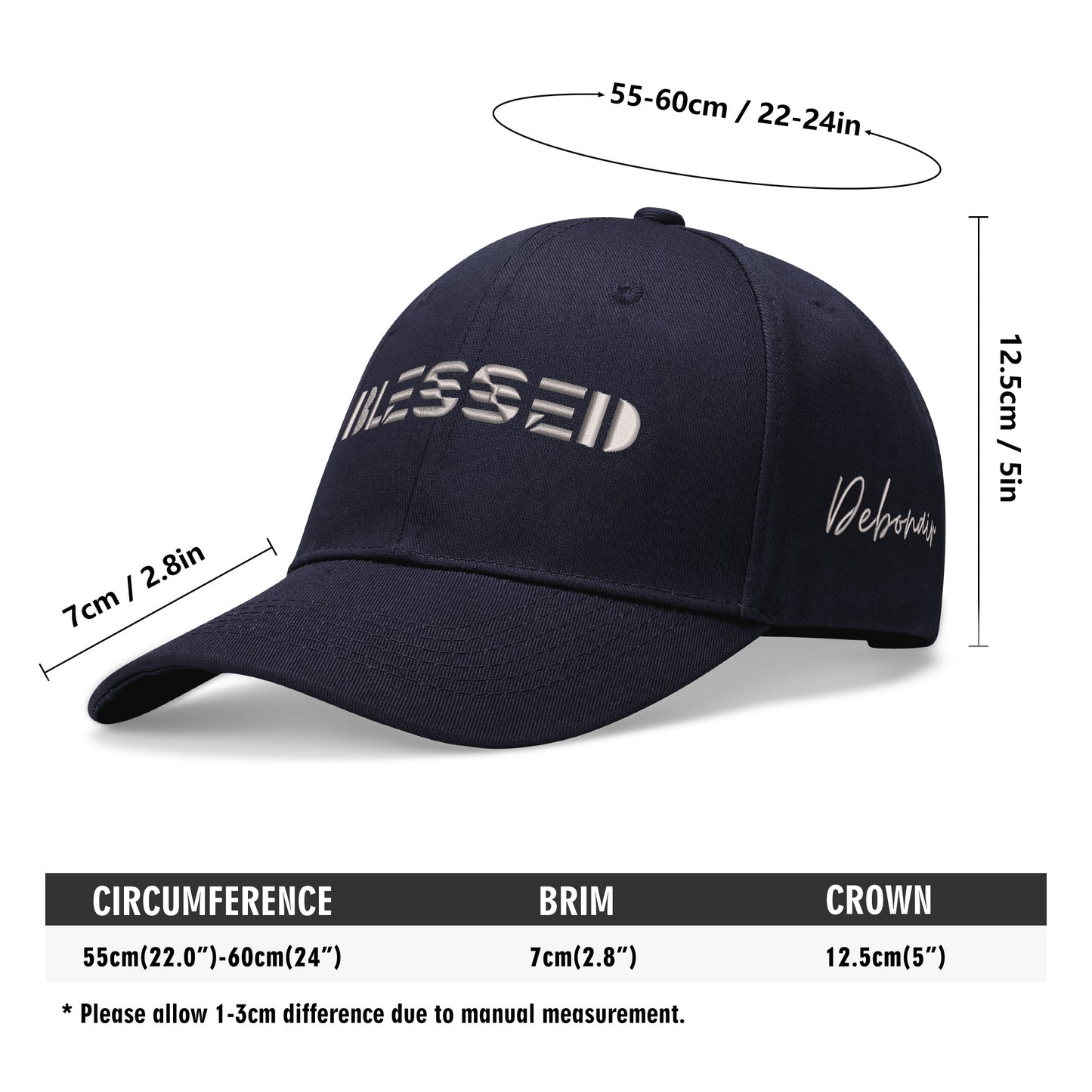 BLESSED Embroidered Baseball Cap