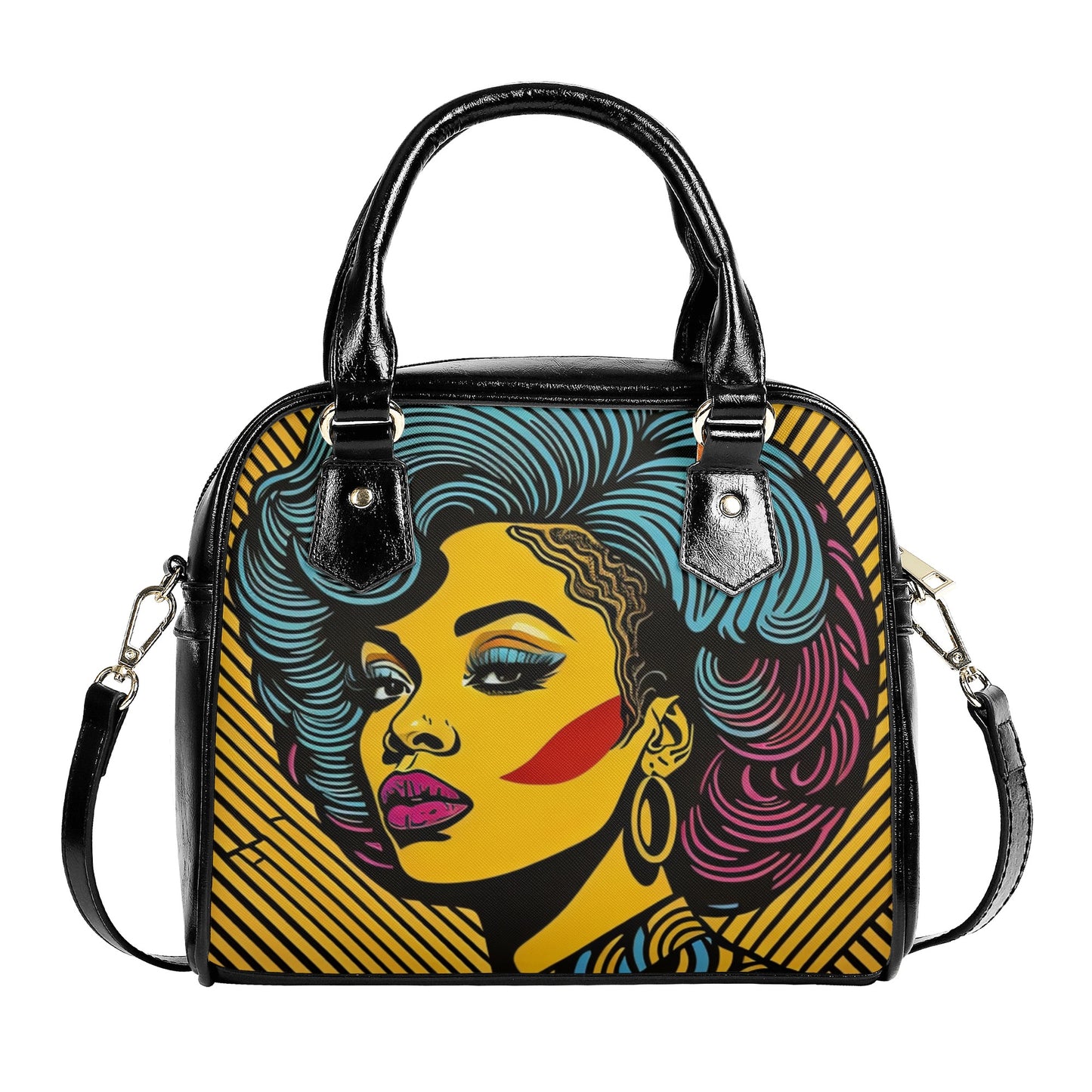 Be Fierce POP Art Shoulder Handbag