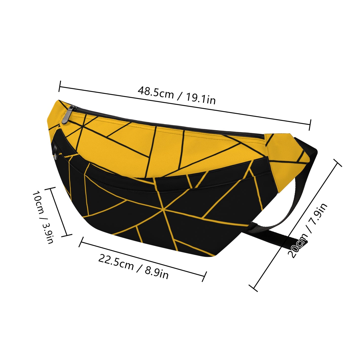 Yellow/Black Fanny Bag