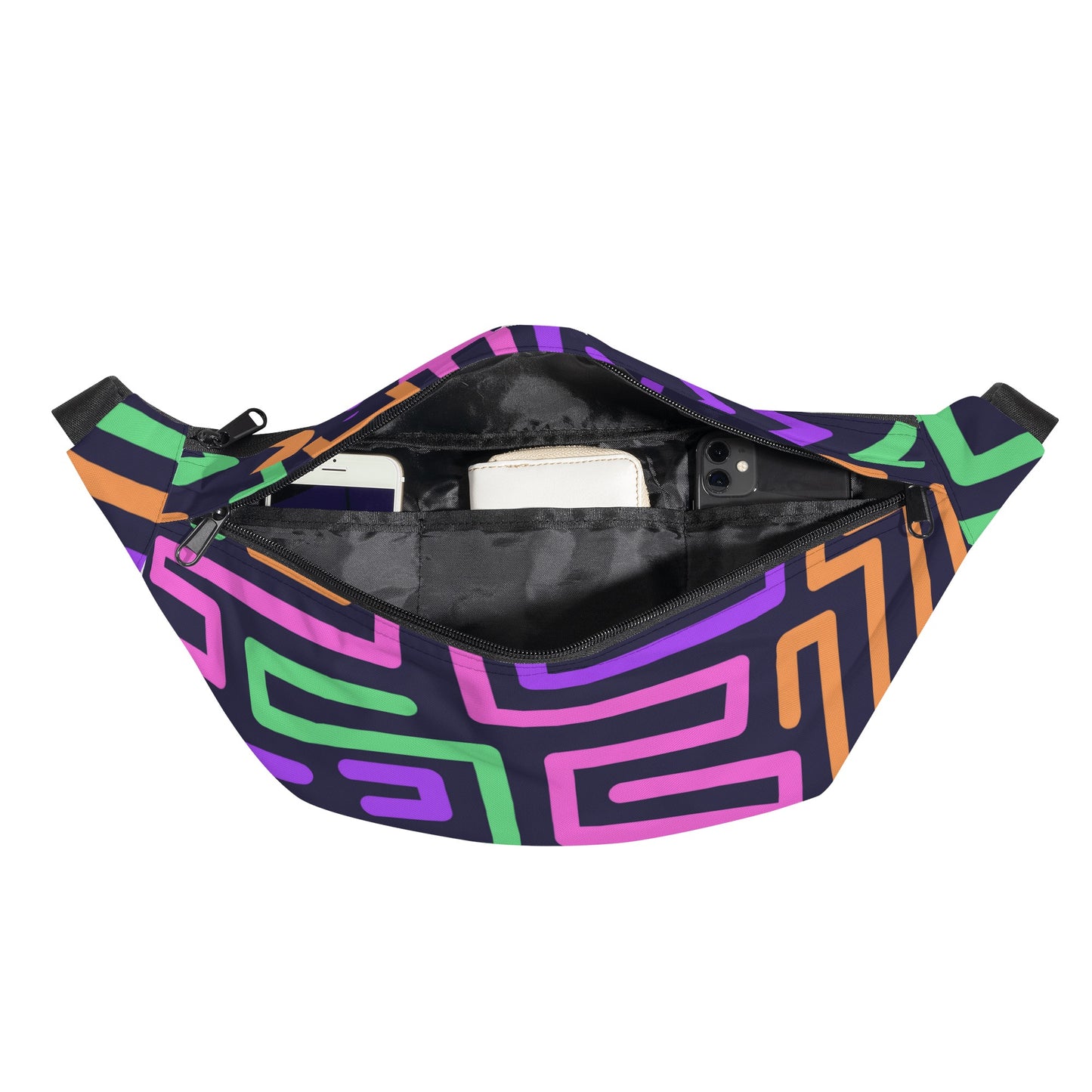 Vibrant Multi-Colored Fanny Bag