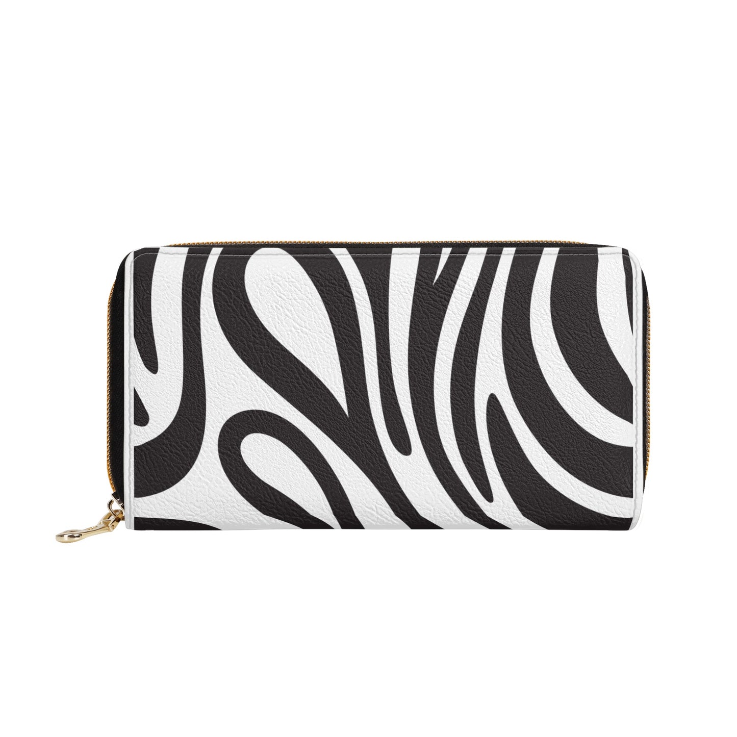 Black/White Zipper Purse