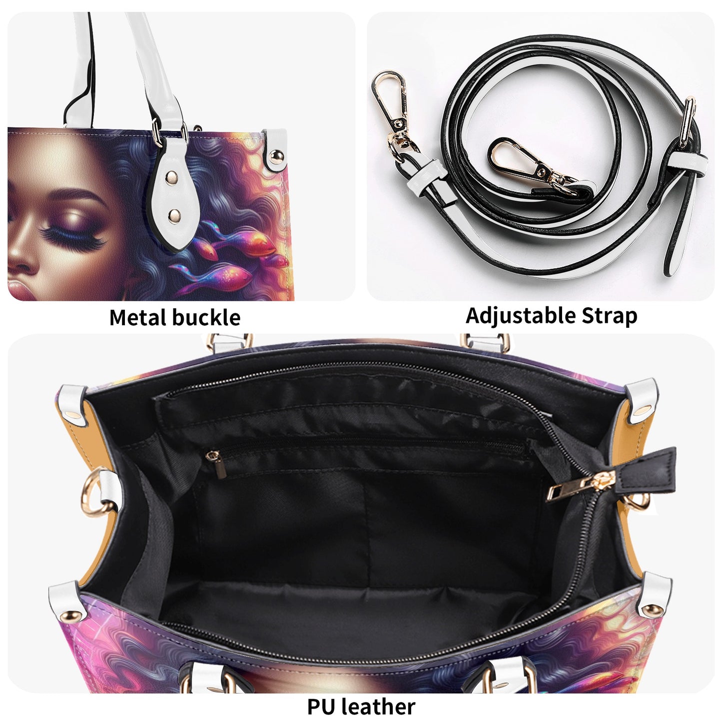 Pisces Luxury Leather Handbag