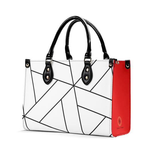 Black & White Luxury Leather Handbag