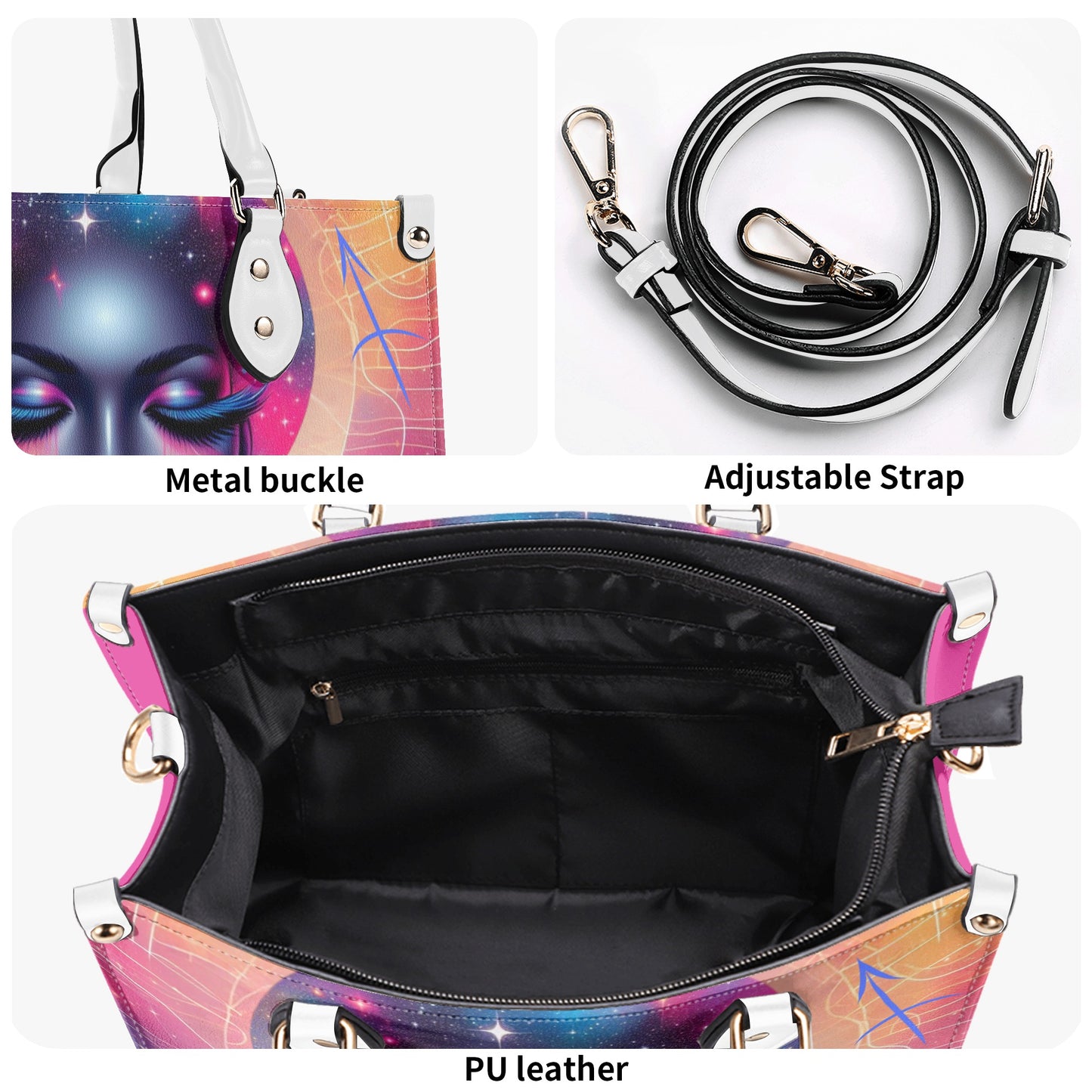 Sagittarius Luxury Leather Handbag