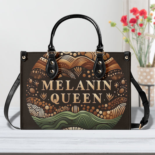 Melanin Queen Leather Handbag