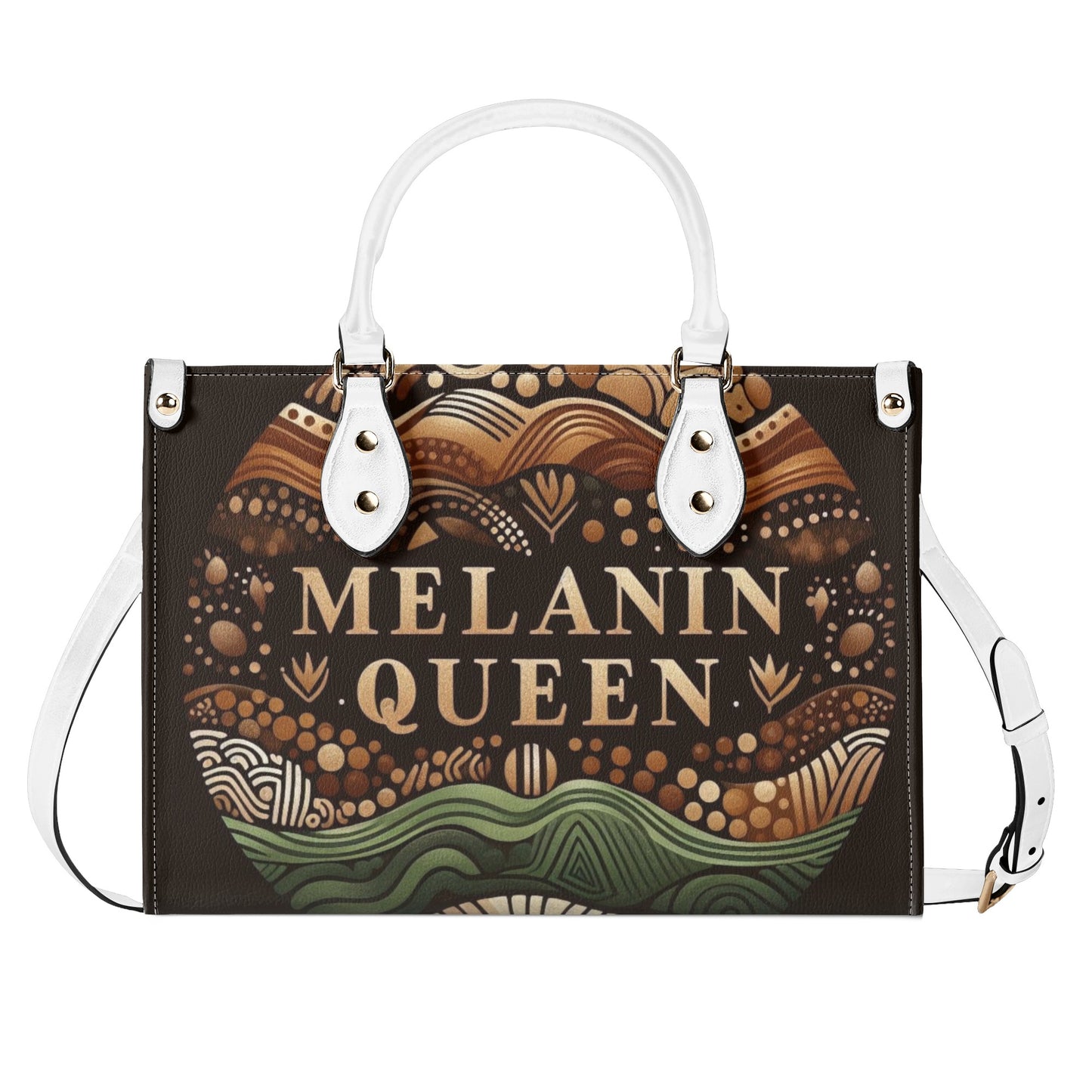 Melanin Queen Leather Handbag