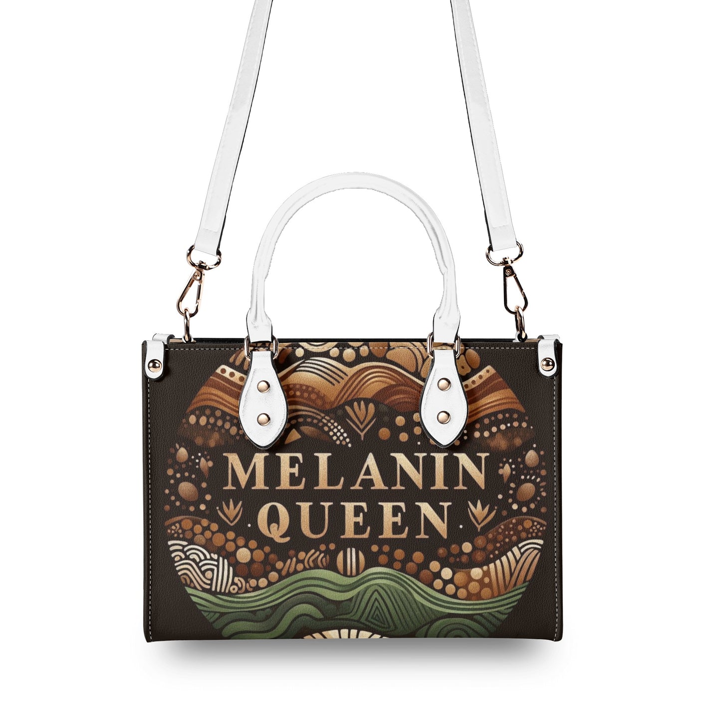 Melanin Queen Leather Handbag