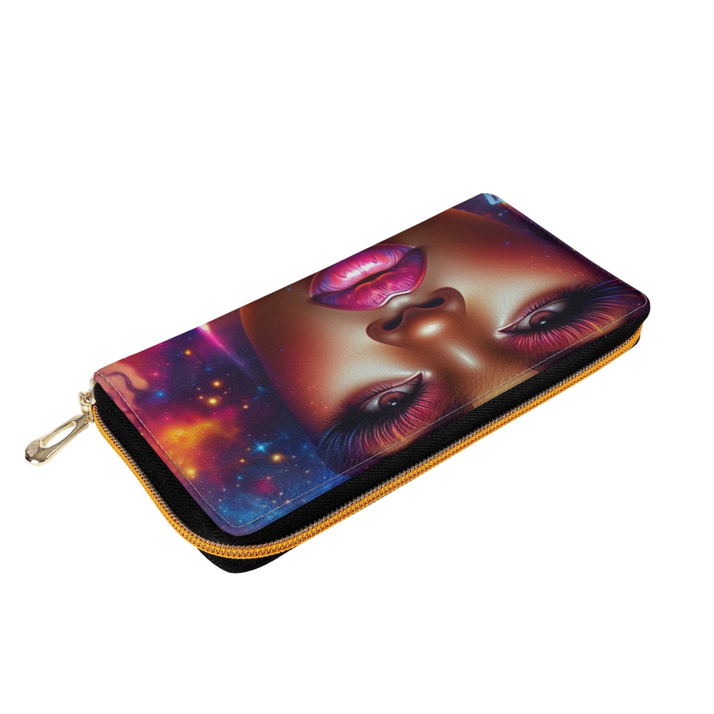 Libra Leather Zipper Wallet