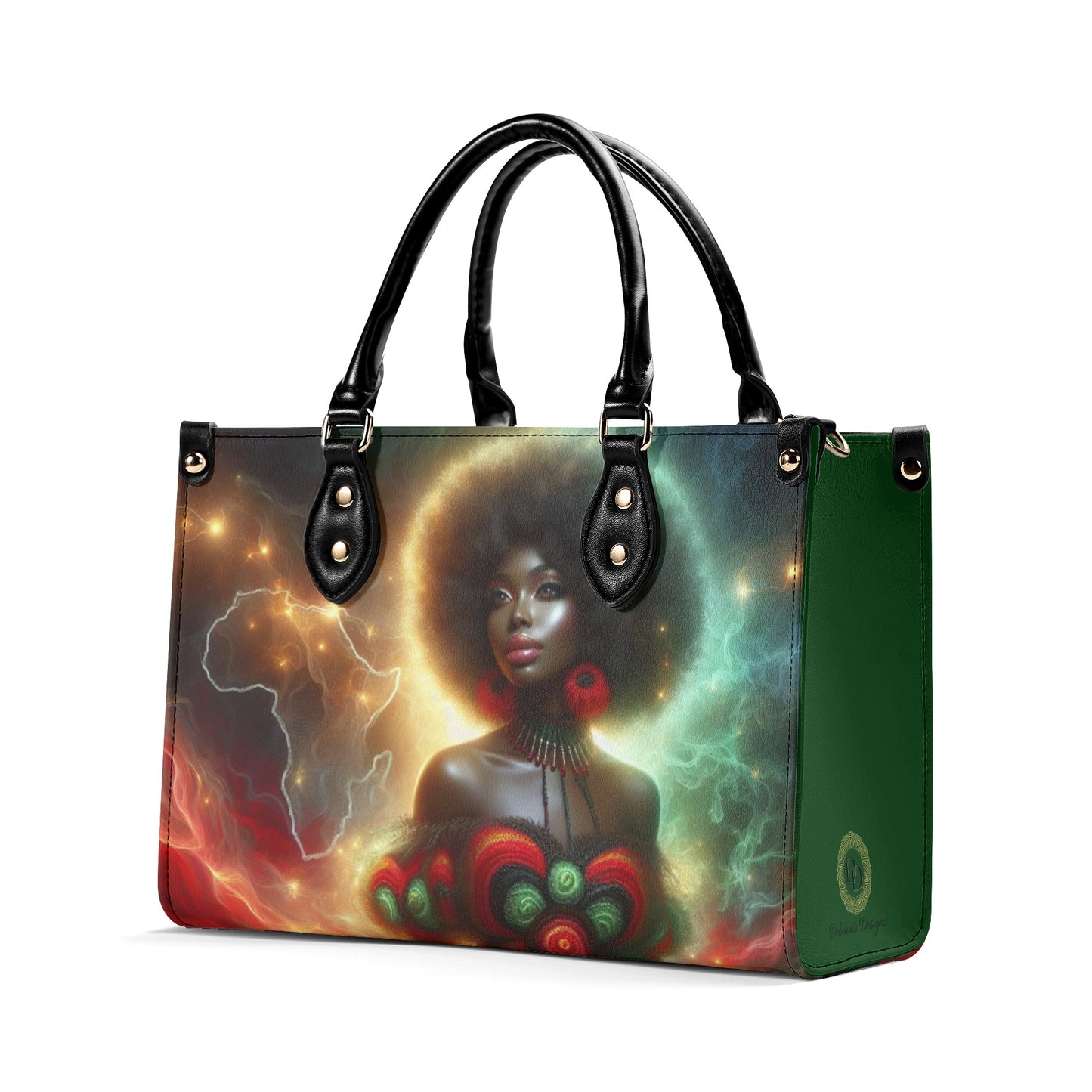 Beauty of Africa Leather Handbag