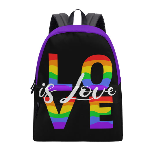 Love Is Love Backpack (Purple)