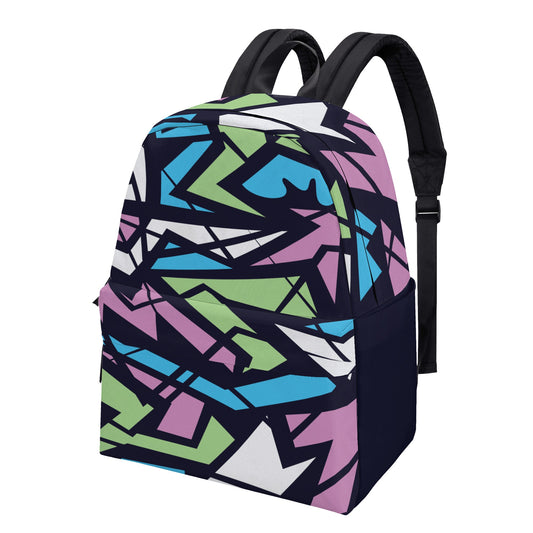 Abstract Patterned Backpack