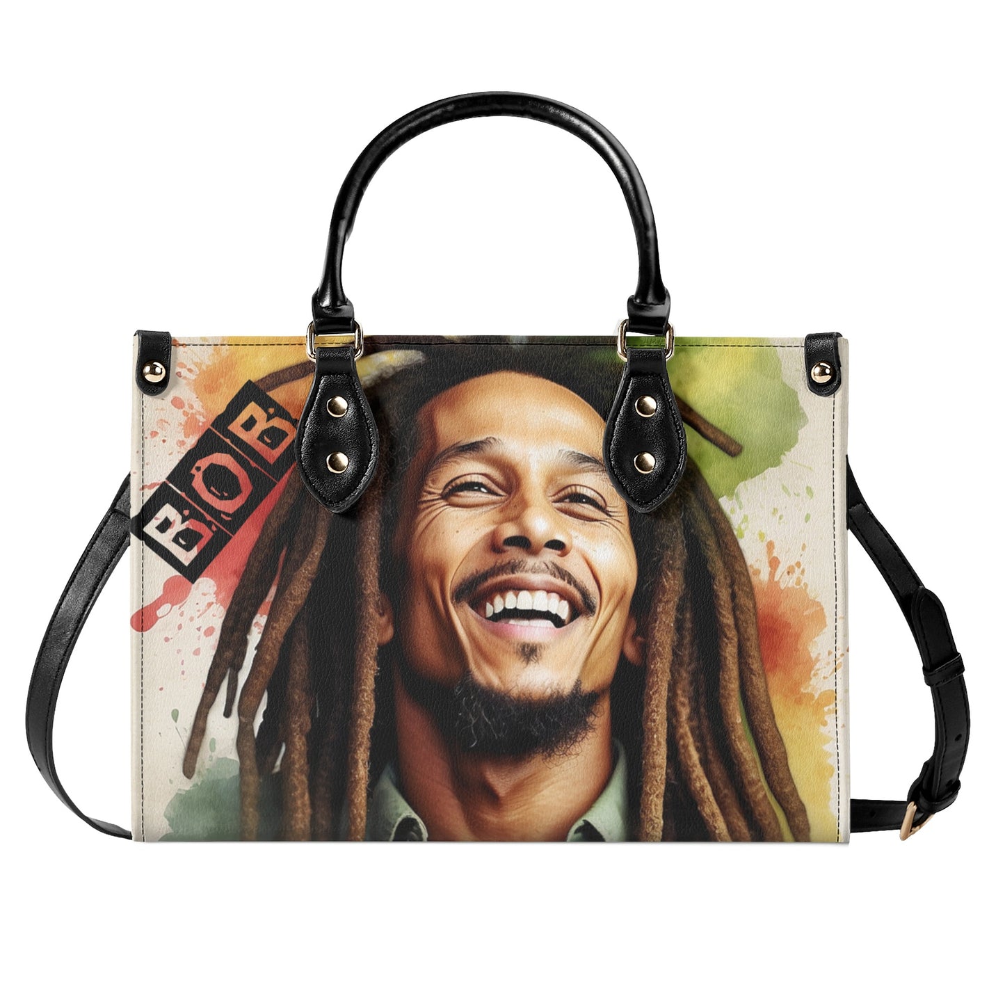 Bob Marley Leather Handbag