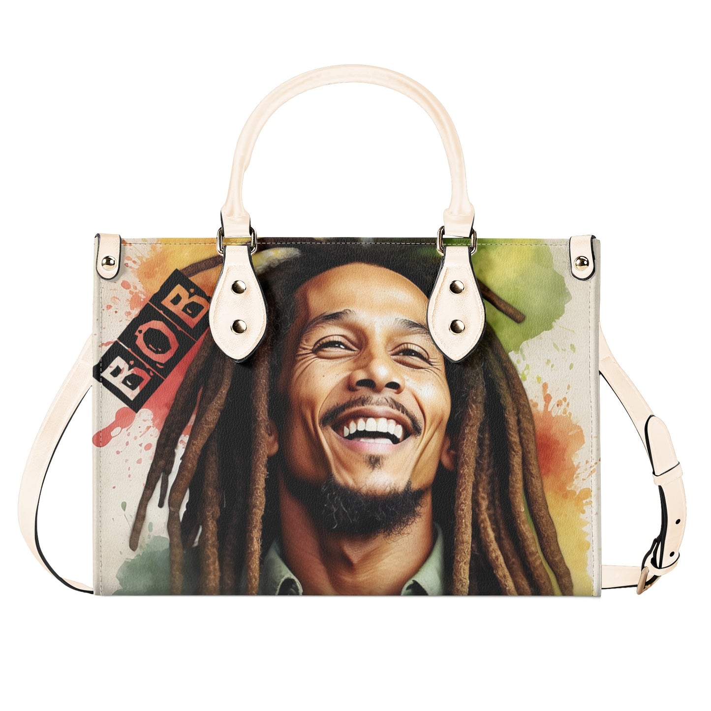 Bob Marley Leather Handbag