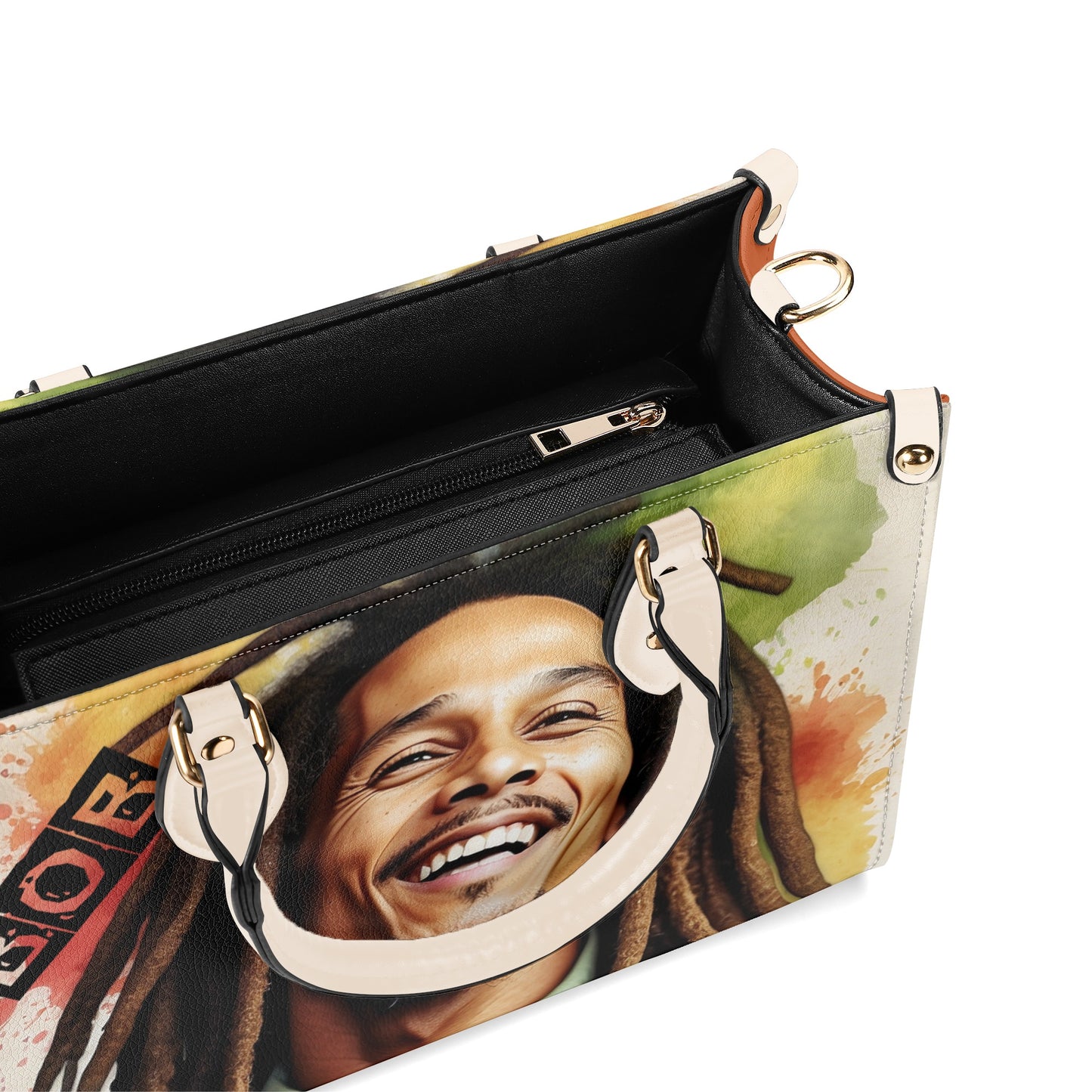 Bob Marley Leather Handbag