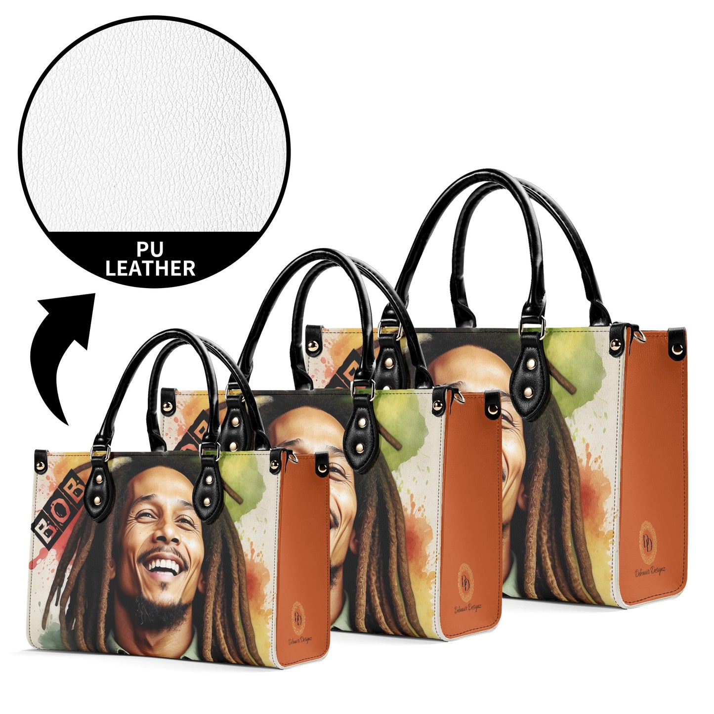 Bob Marley Leather Handbag