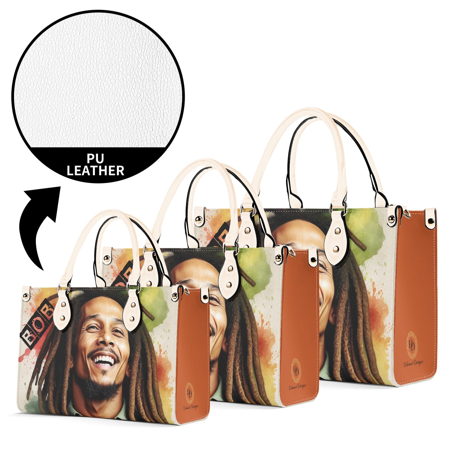 Bob Marley Leather Handbag