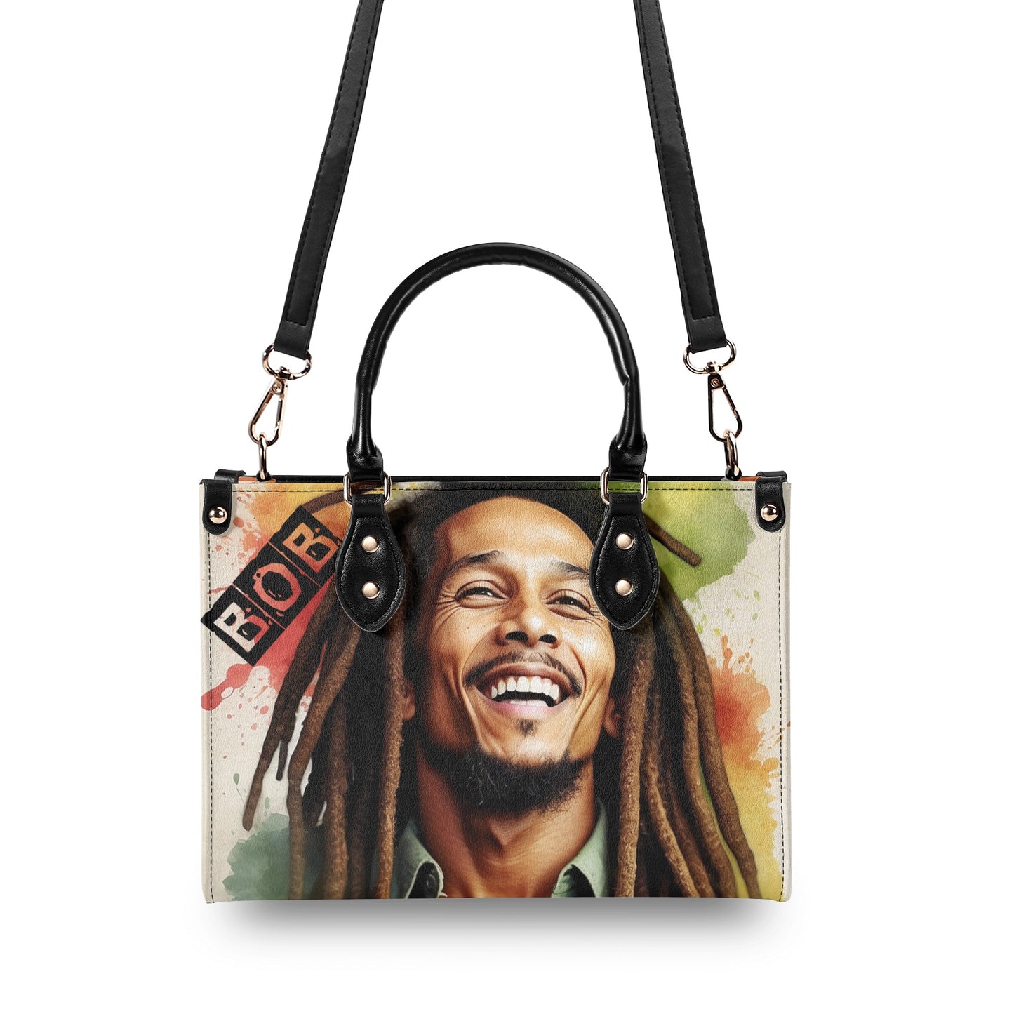 Bob Marley Leather Handbag