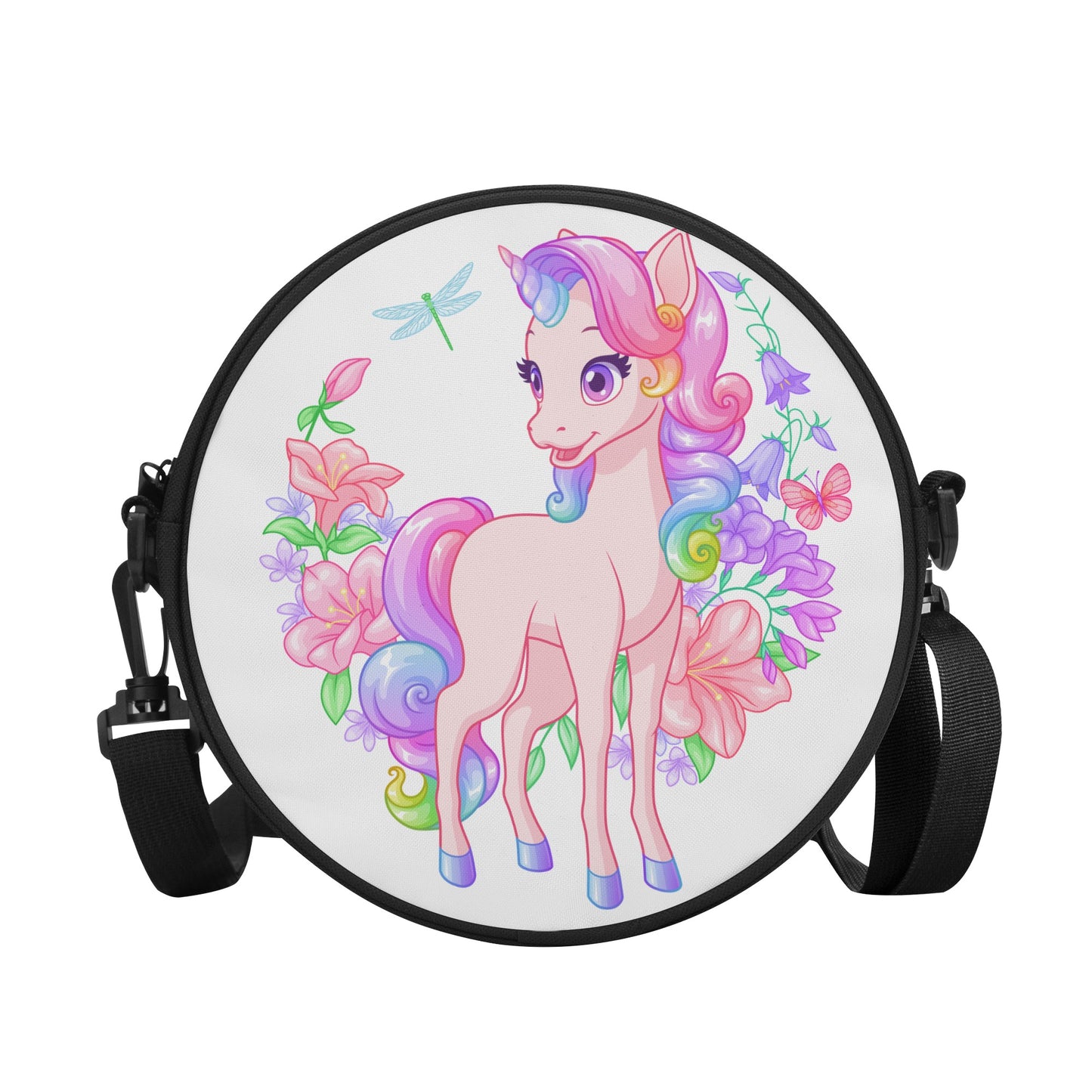 Unicorn Round Satchel Bag