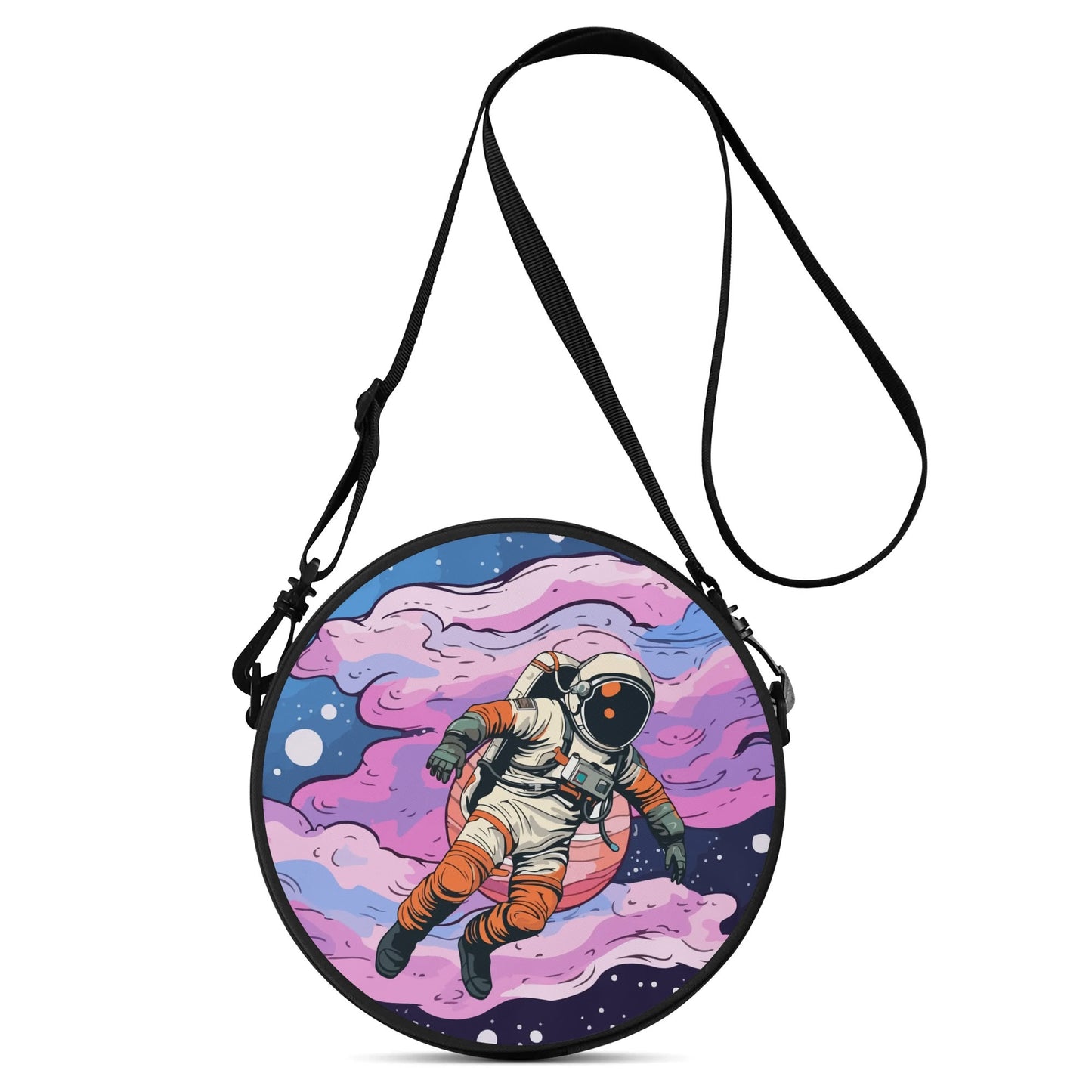 Space Walk Round Satchel Bag