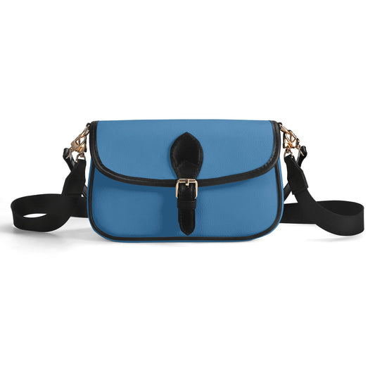 Blue Chain Shoulder Bag