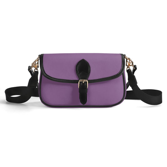 Purple Chain Shoulder Bag
