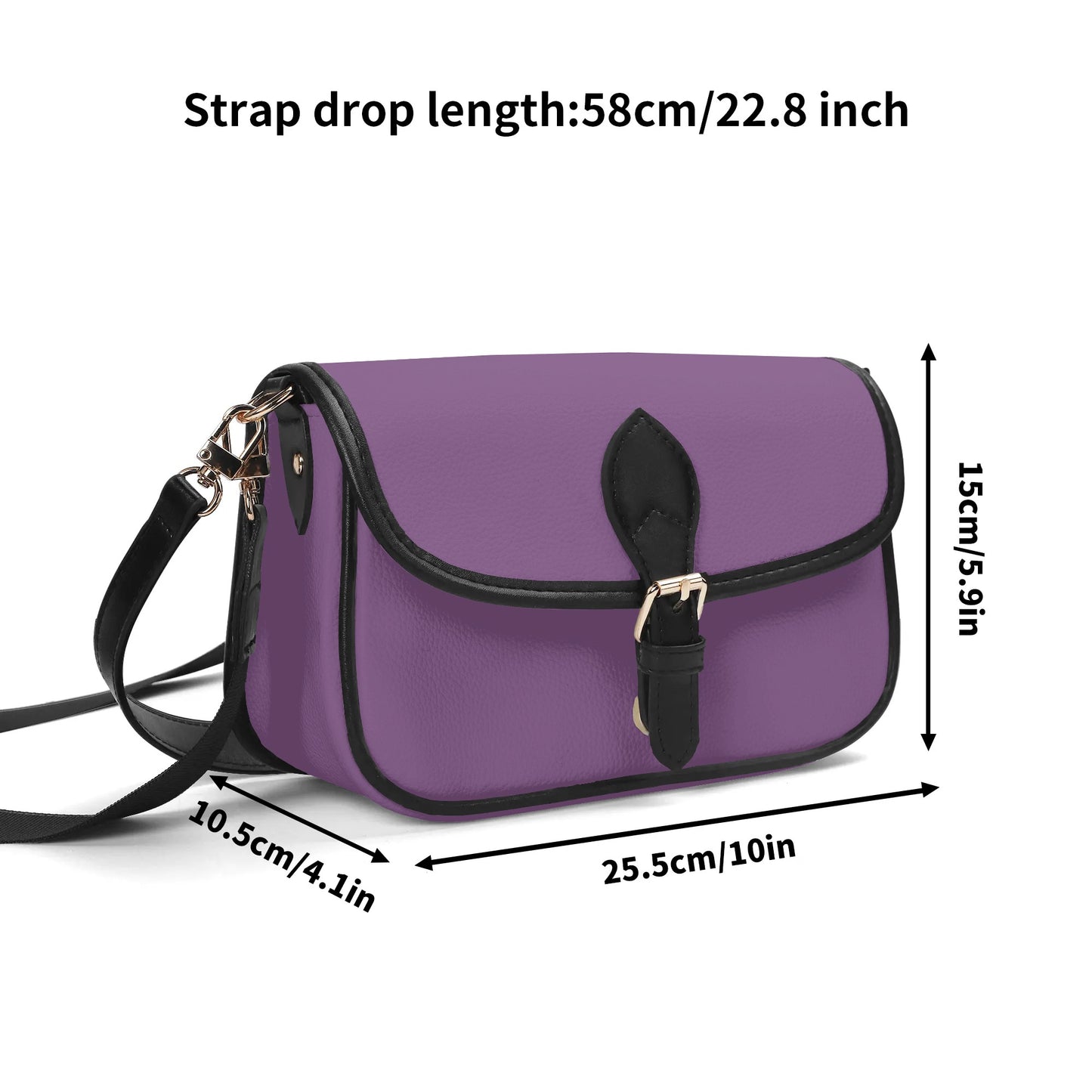 Purple Chain Shoulder Bag