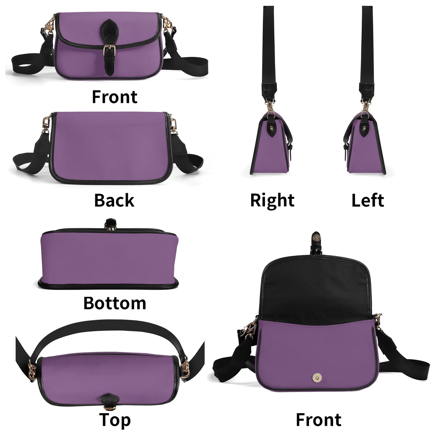 Purple Chain Shoulder Bag