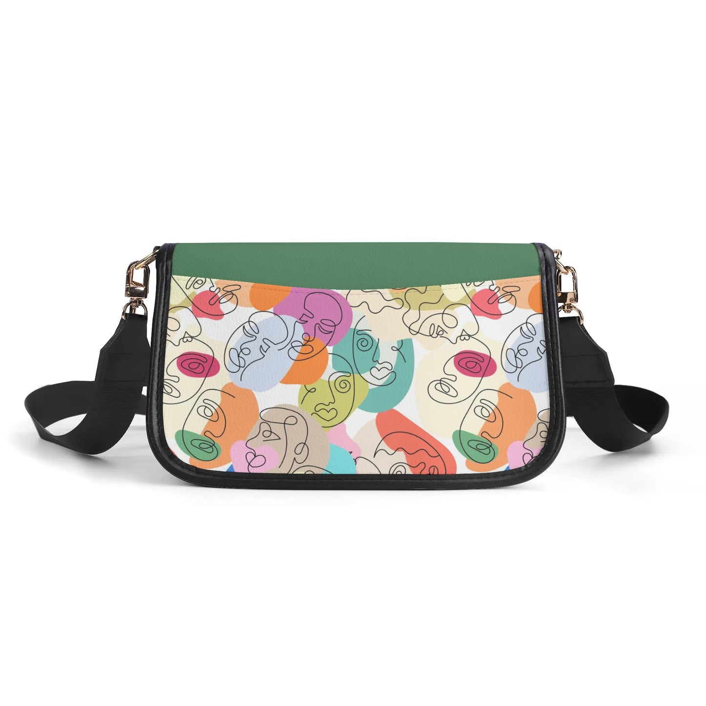 Doodle Chain Shoulder Bag - Sage