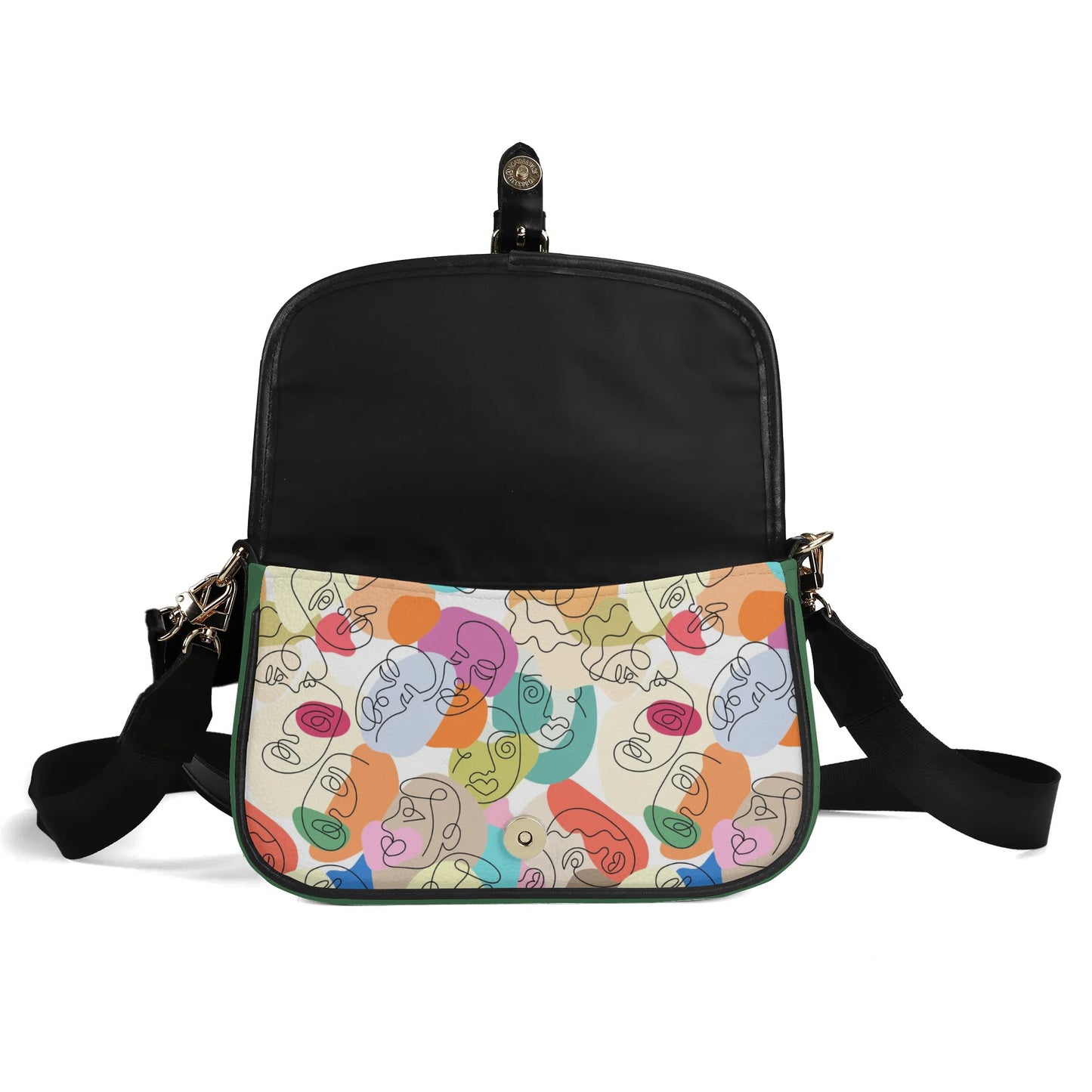 Doodle Chain Shoulder Bag - Sage