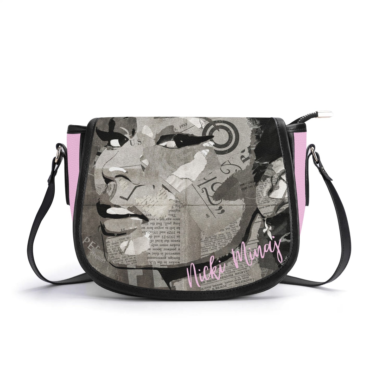 Nicki Minaj Leather Saddle Bag