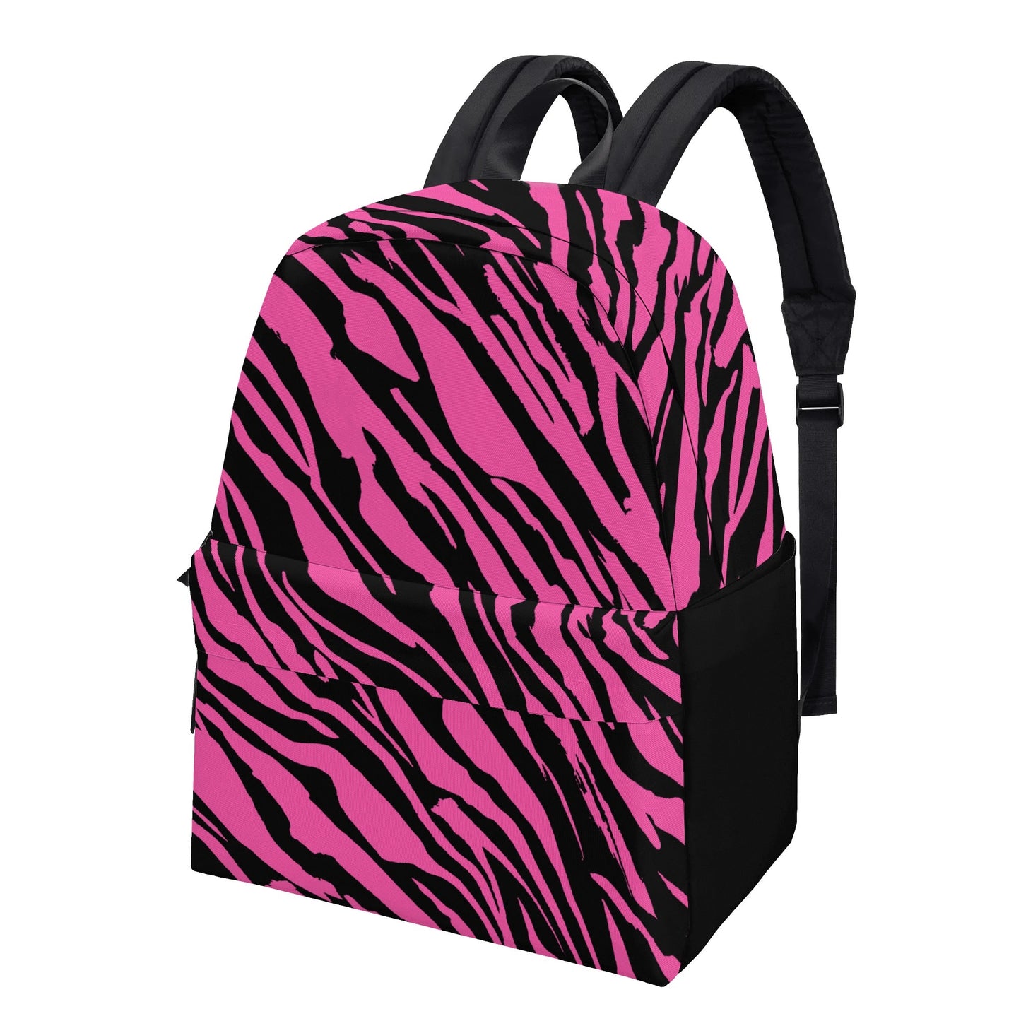 Pink Zebra Print Backpack