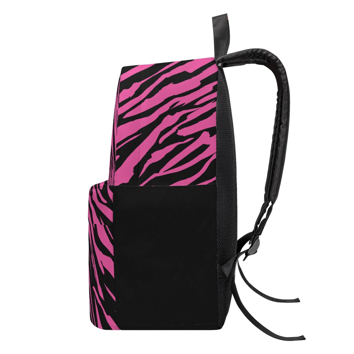 Pink Zebra Print Backpack