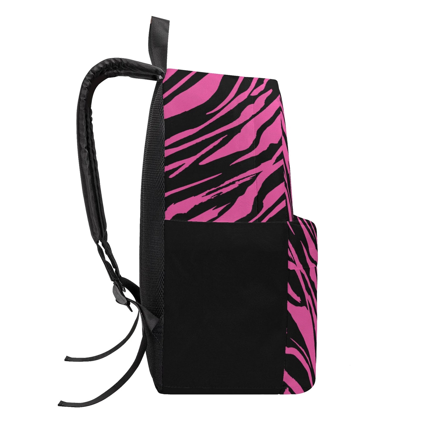 Pink Zebra Print Backpack