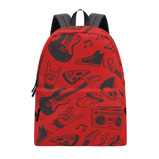 Rock On Backpack (Red)