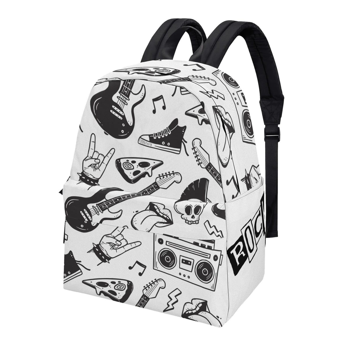 Rock On Backpack (White)