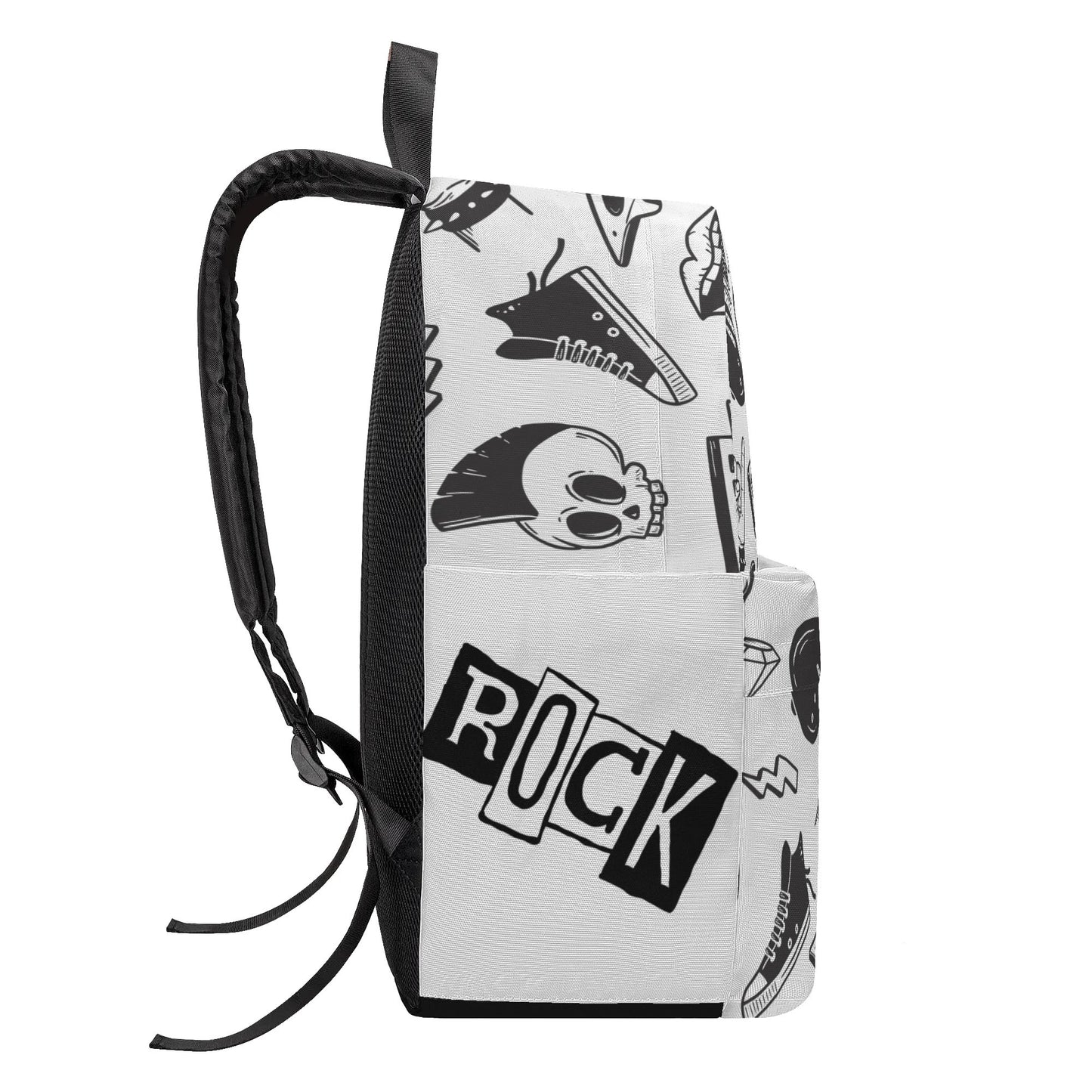 Rock On Backpack (White)