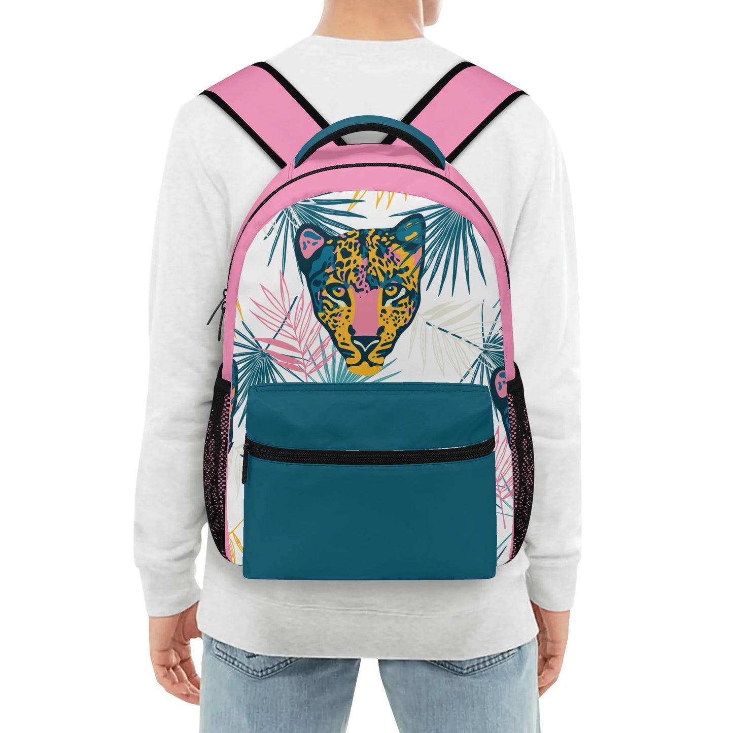 Cheetah Casual School Backpack