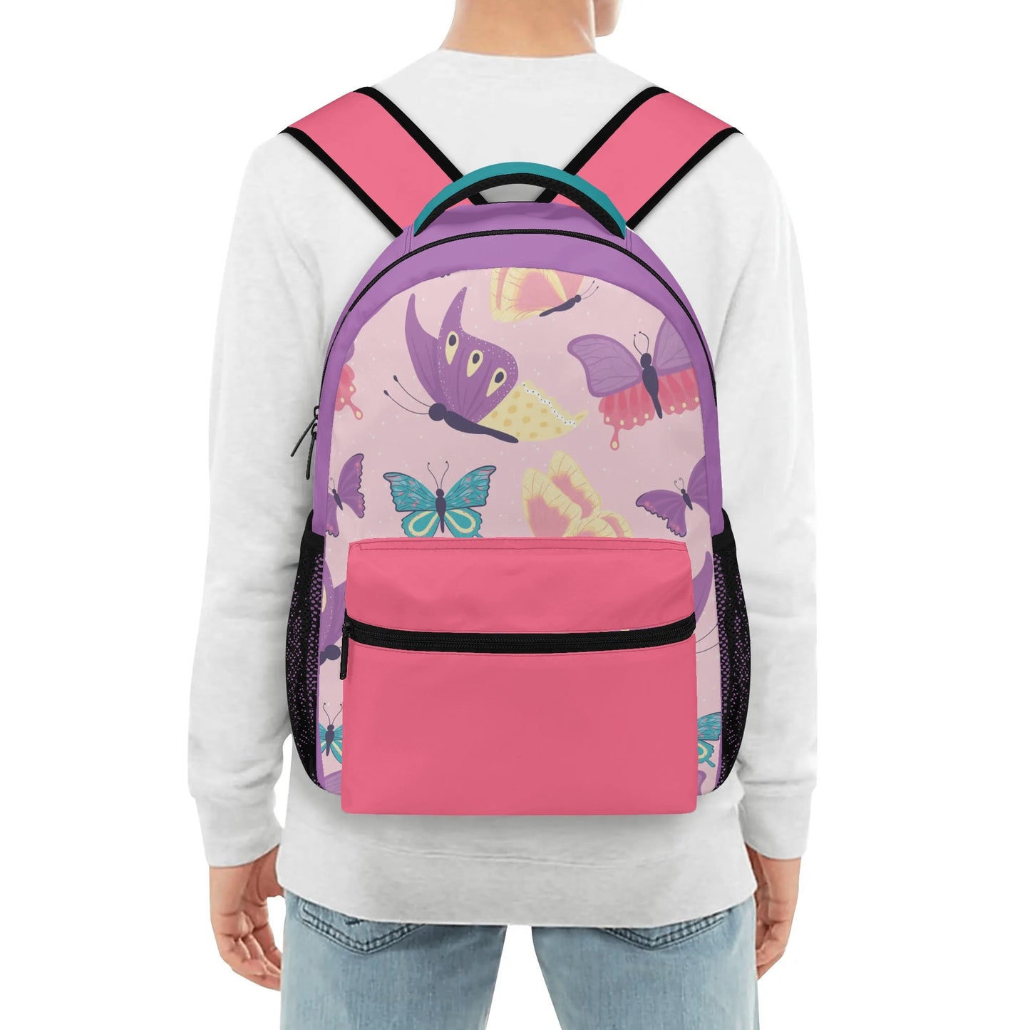 Butterfly Casual School Backpack