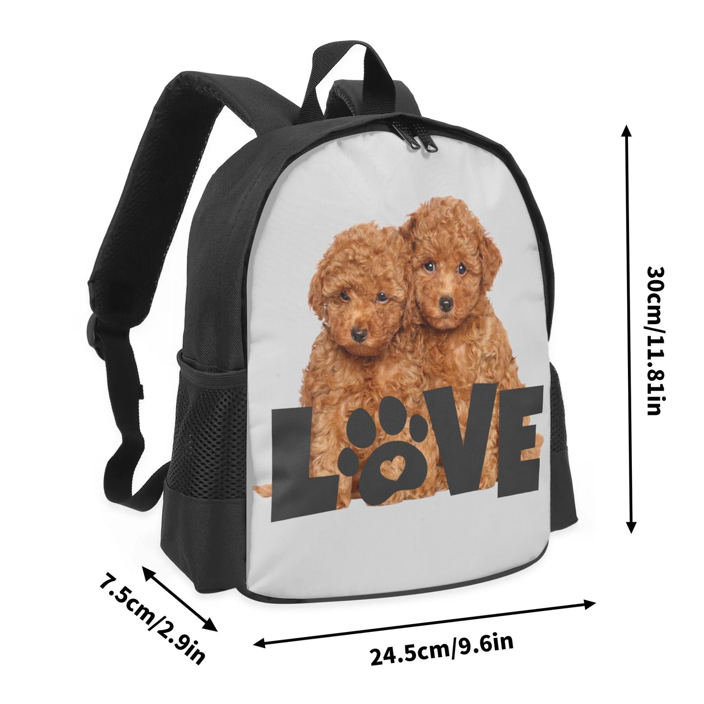 Puppy Love 13 Inch Kids School Backpack