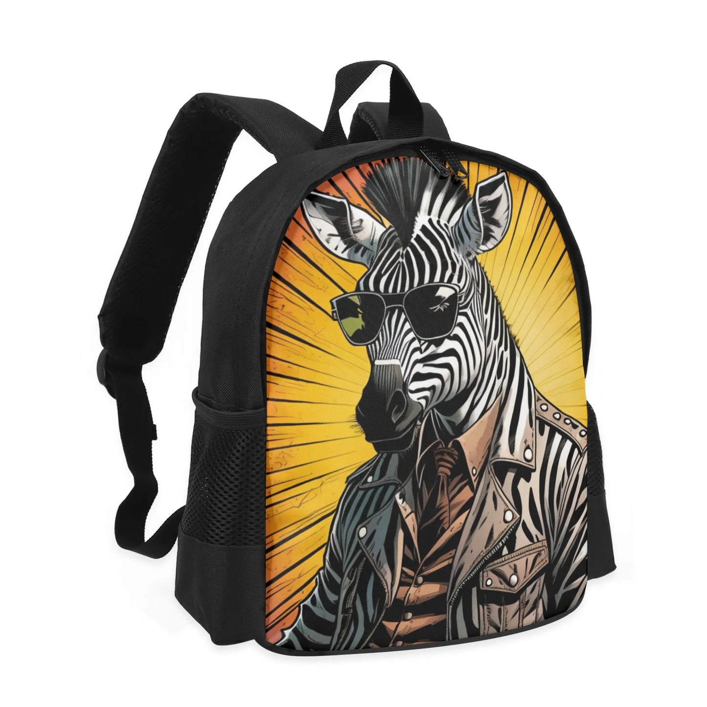 Zesty Zebra 13 Inch Kids School Backpack