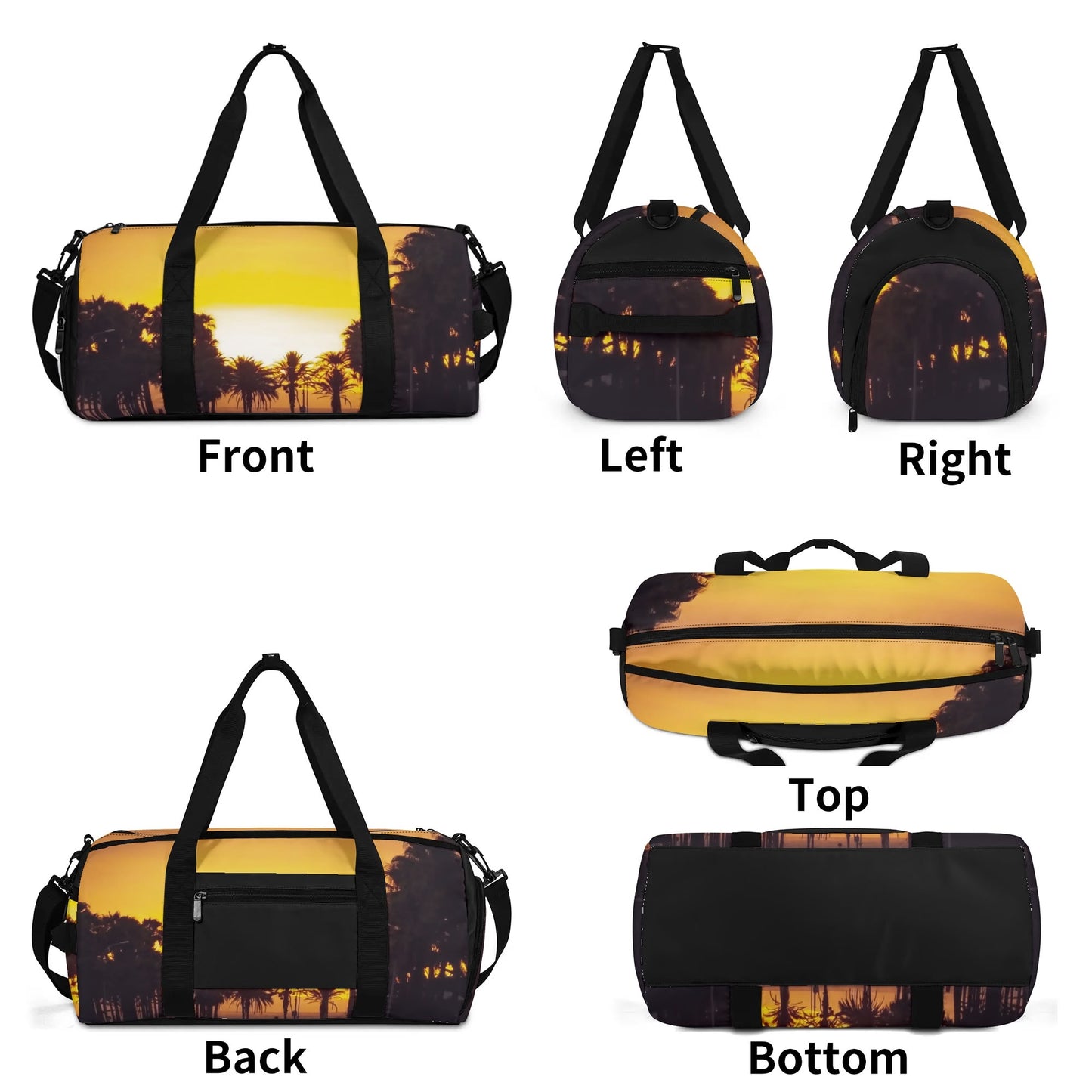 Golden Sunset Fashion Luggage/Gym/Duffle Bag