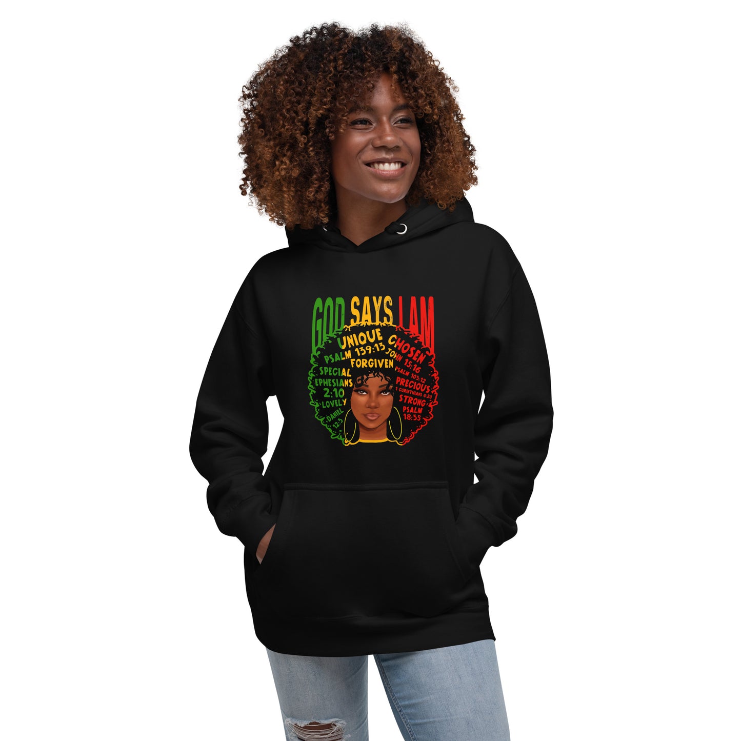 Unisex God Says I Am Hoodie