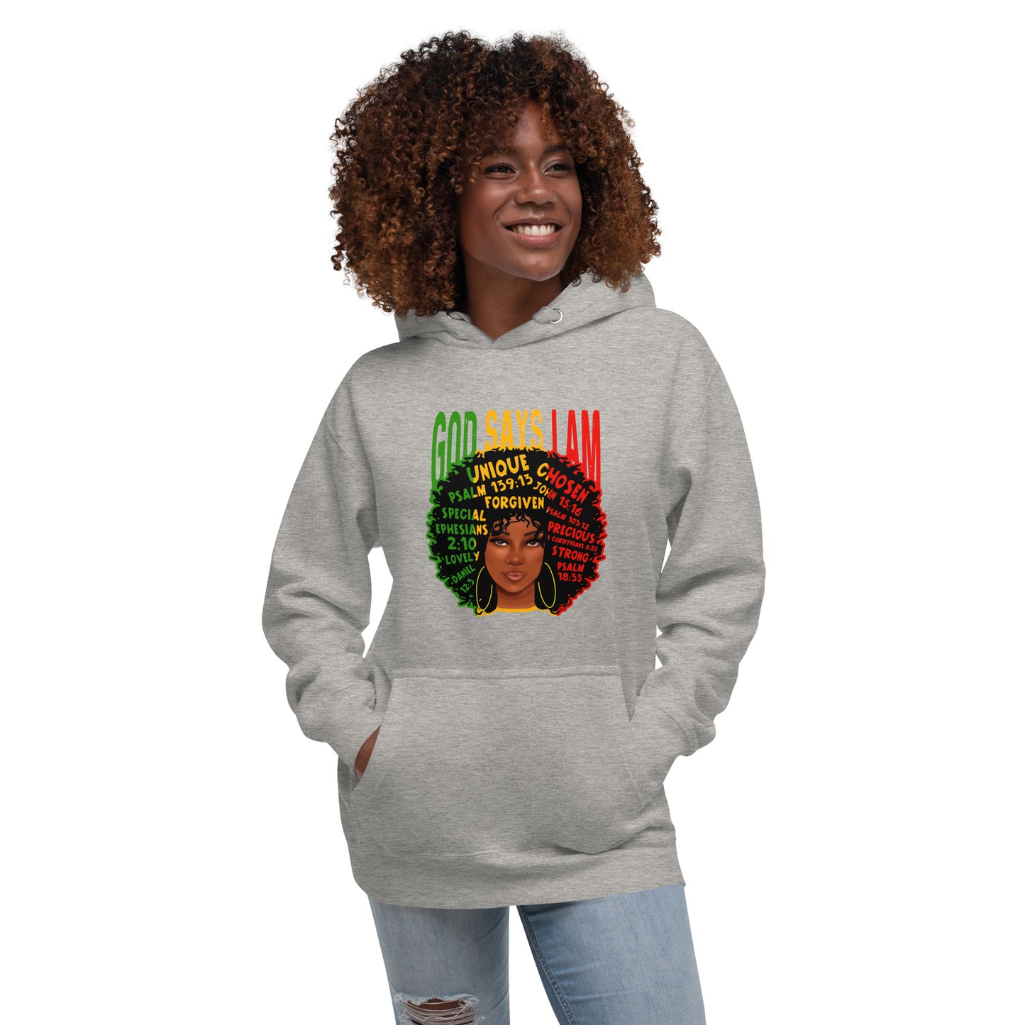 Unisex God Says I Am Hoodie