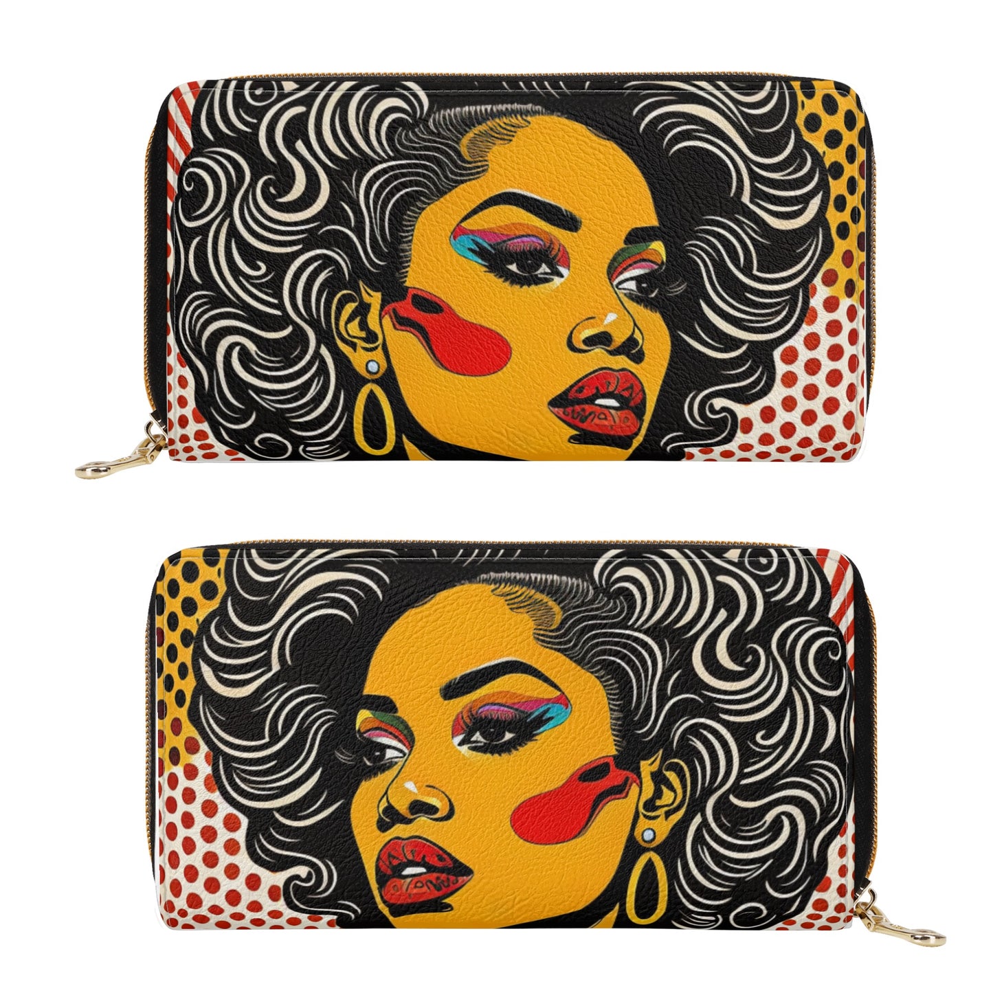 Essence of Beauty POP Art Zipper Purse/Wallet