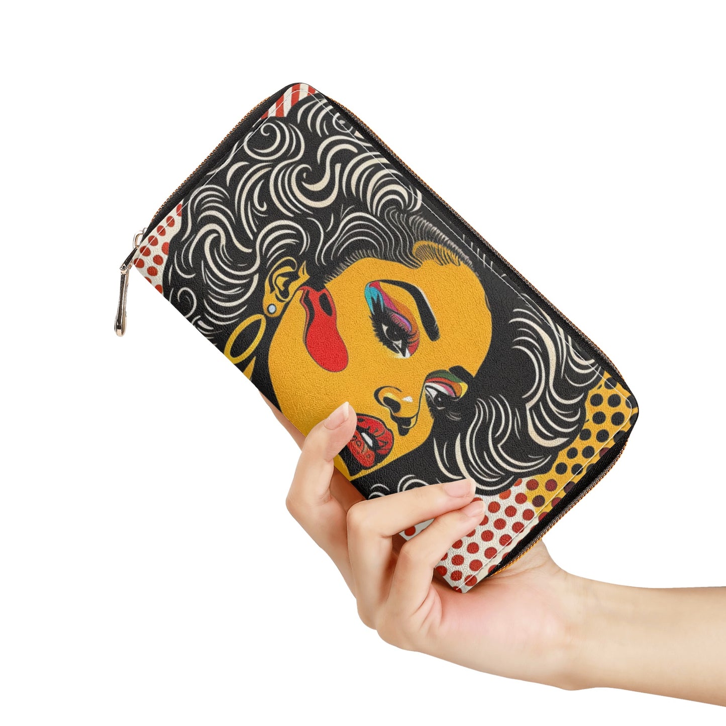 Essence of Beauty POP Art Zipper Purse/Wallet